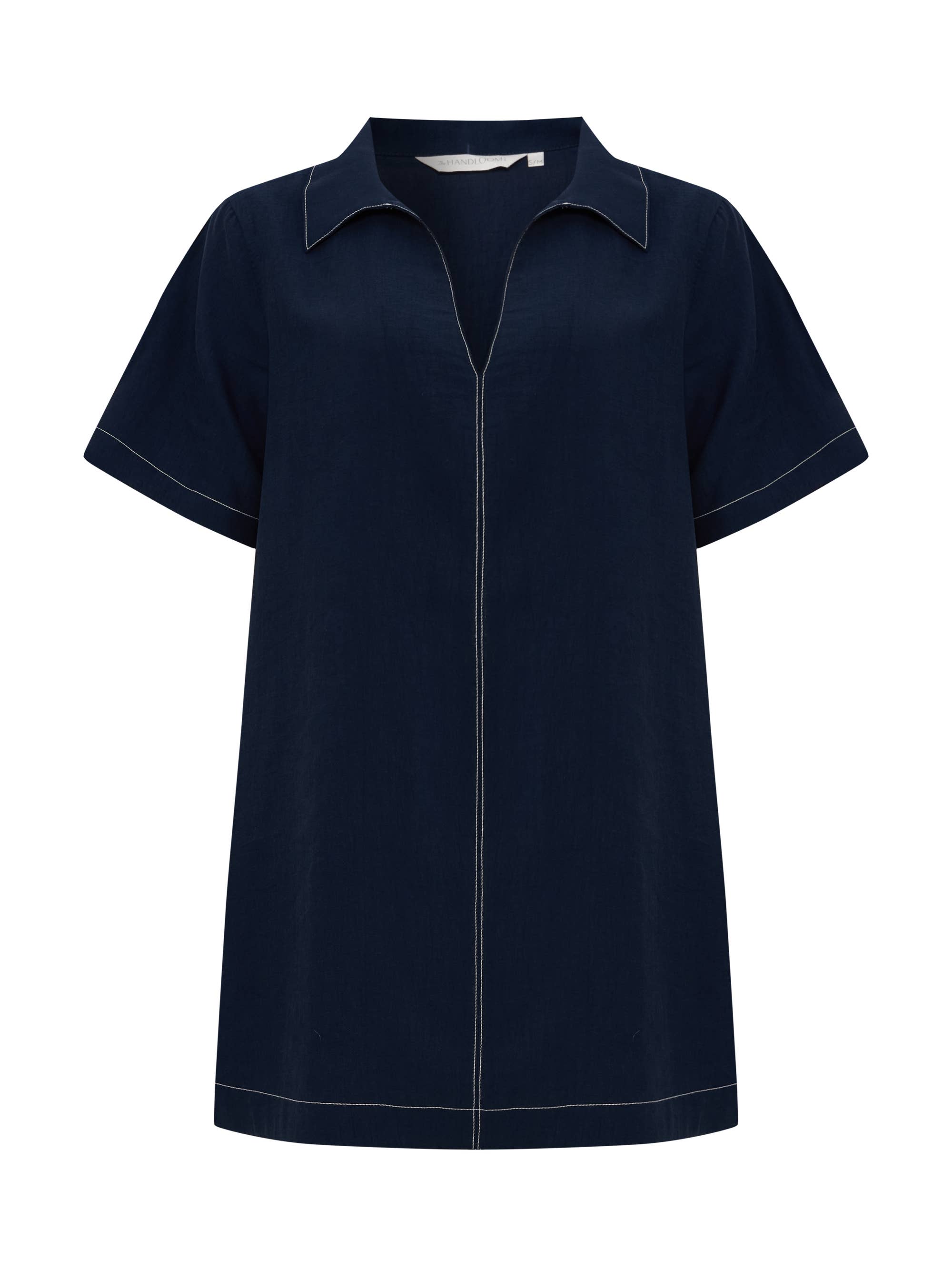 Mae Popover Mini Dress - Navy