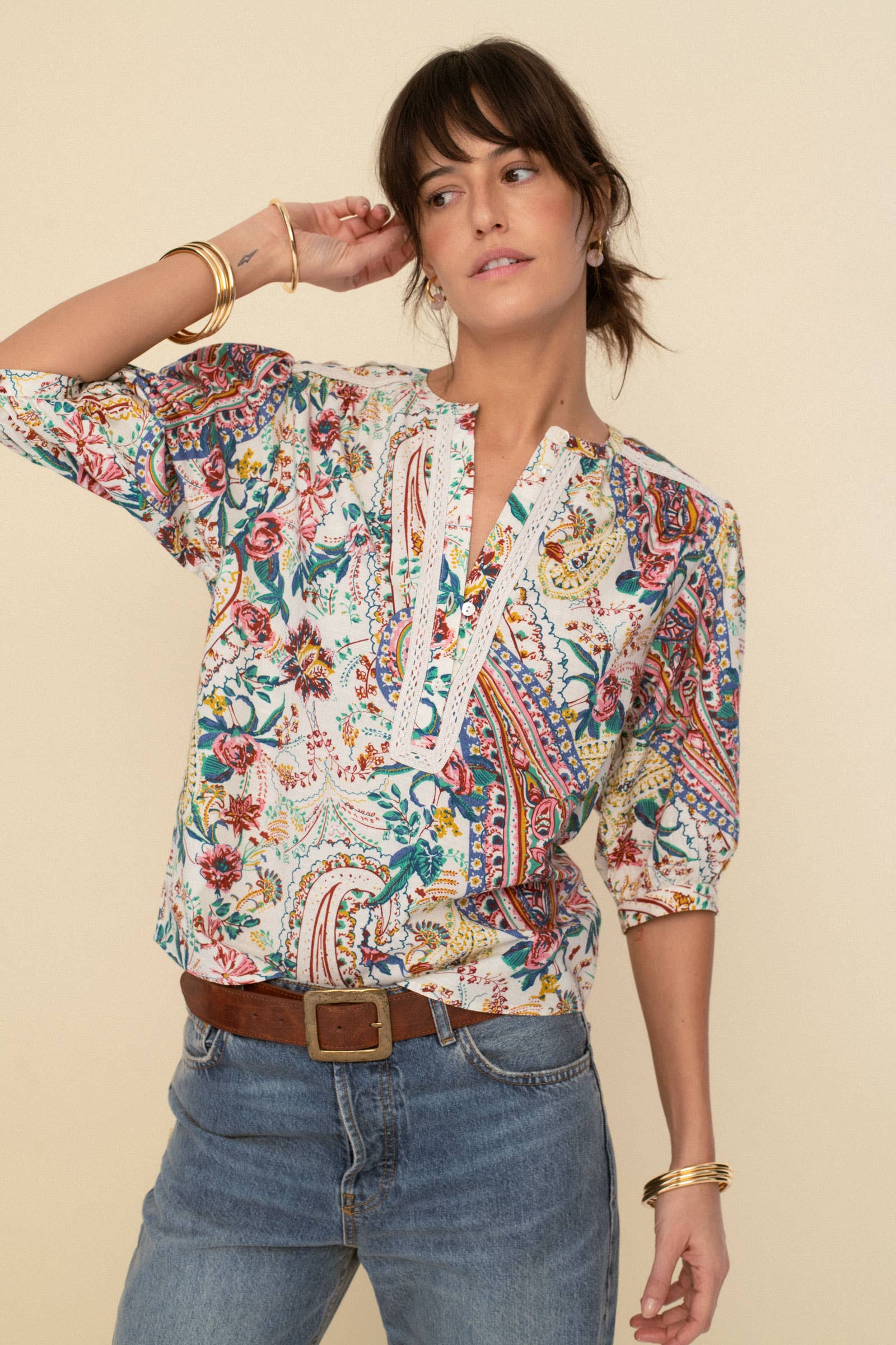 Luisa blouse ecru