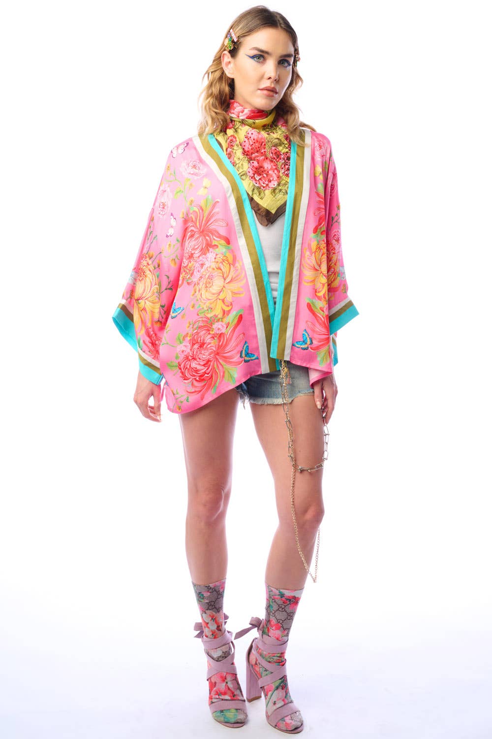 The Legend Of The Crane Short Kimono
