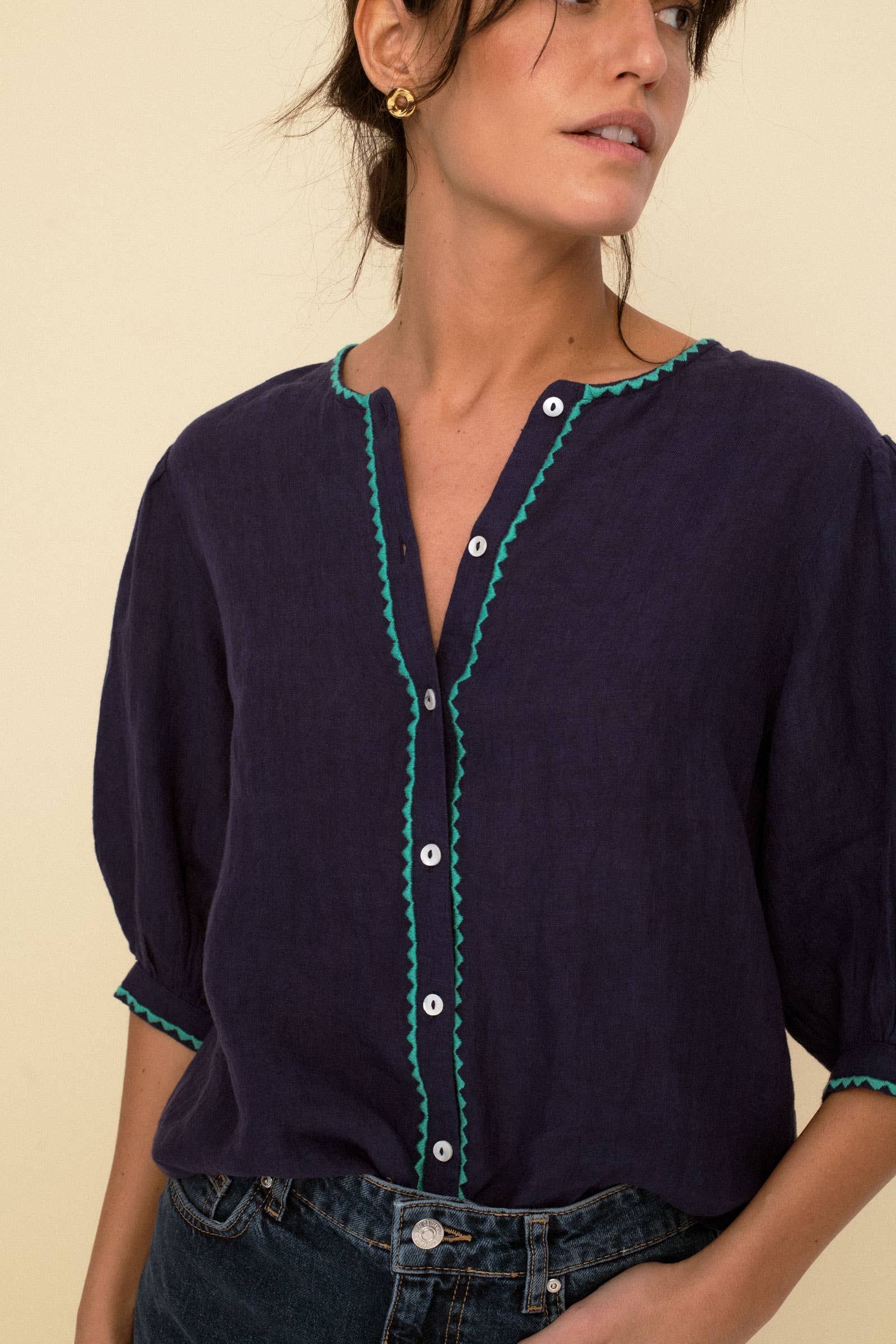 Mily Blouse blue