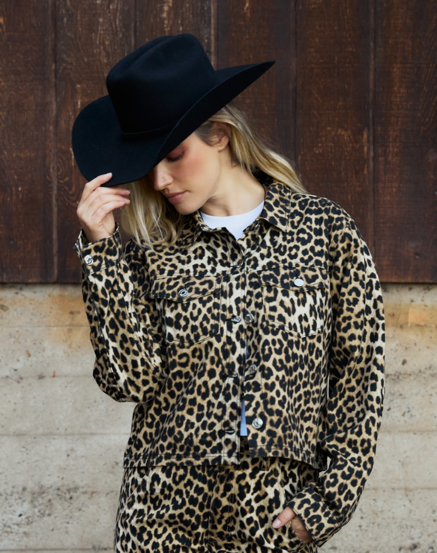 LEOPARD TWILL SHACKET