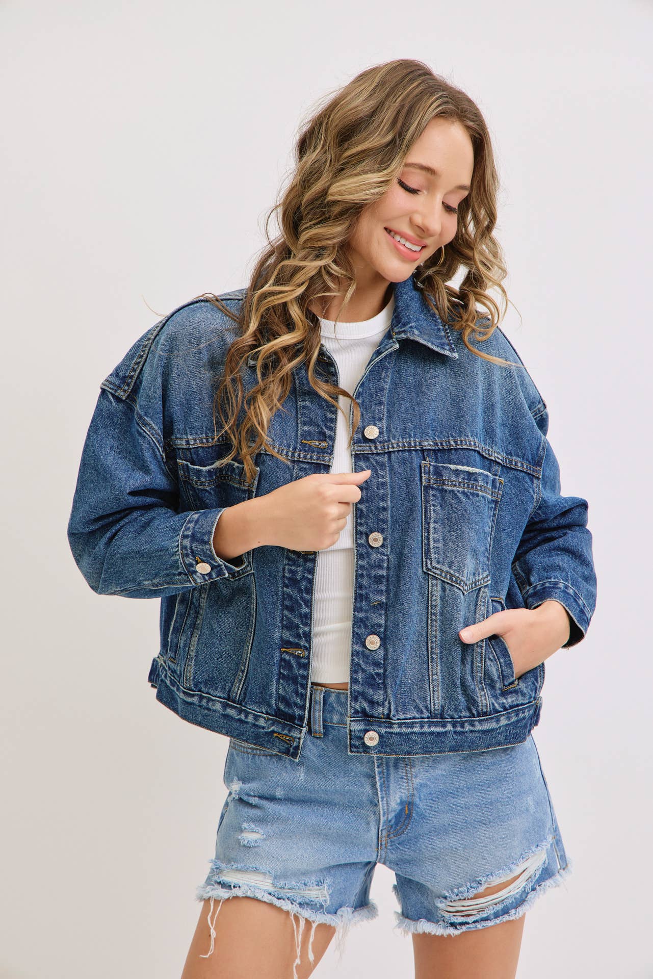BOYFRIEND DENIM JACKET WITH A MODERN TWIST