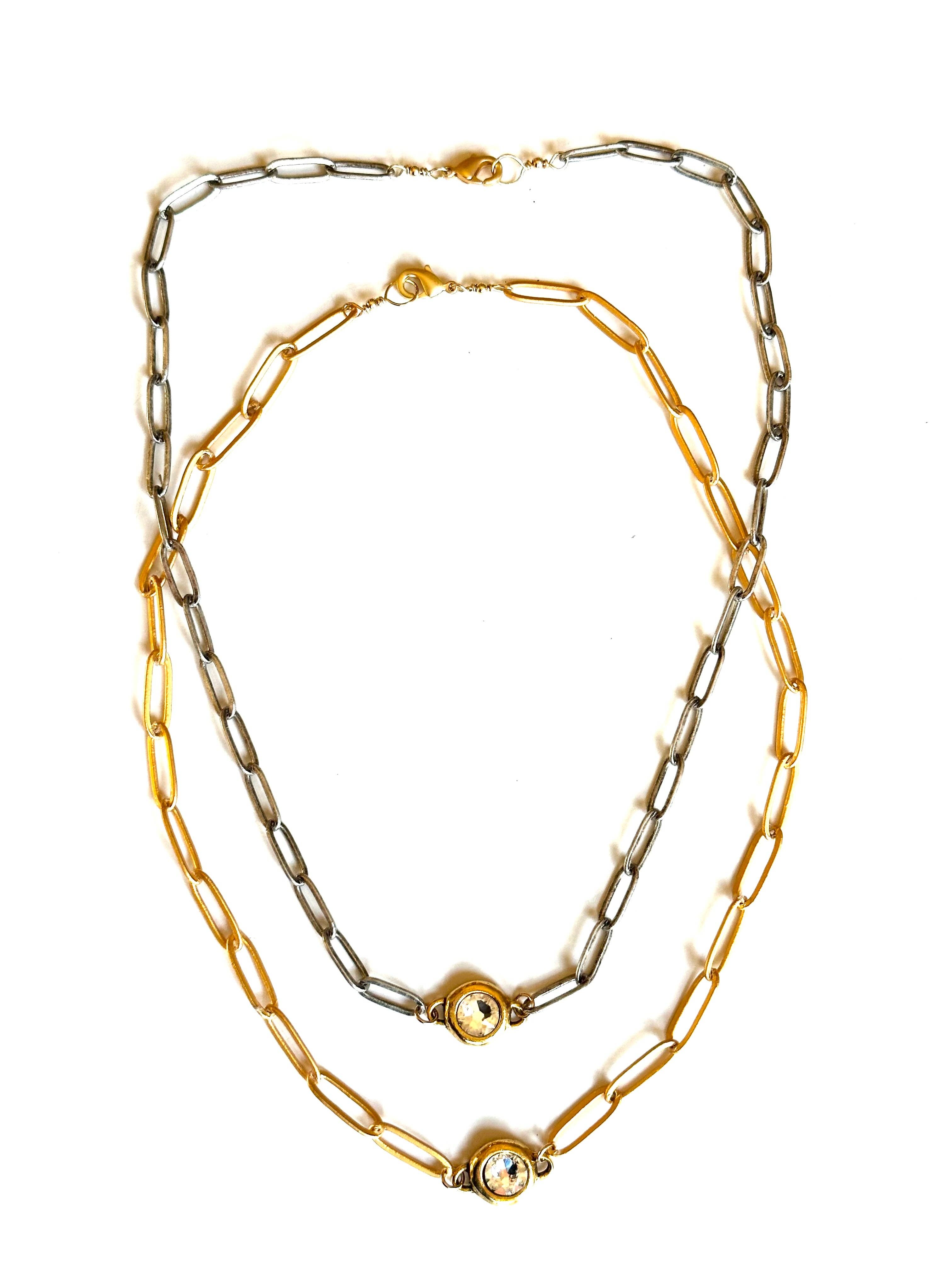 Crystal Link-Cvncli-BEST SELLER: Antique Silver