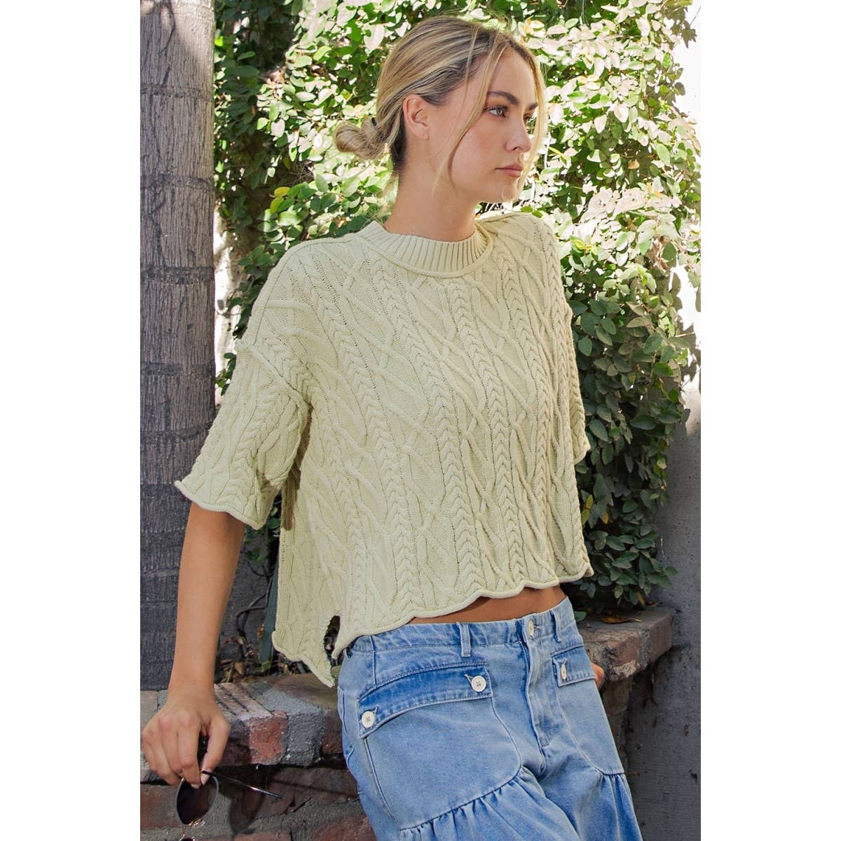 OVERSIZED SWEATER TOP
