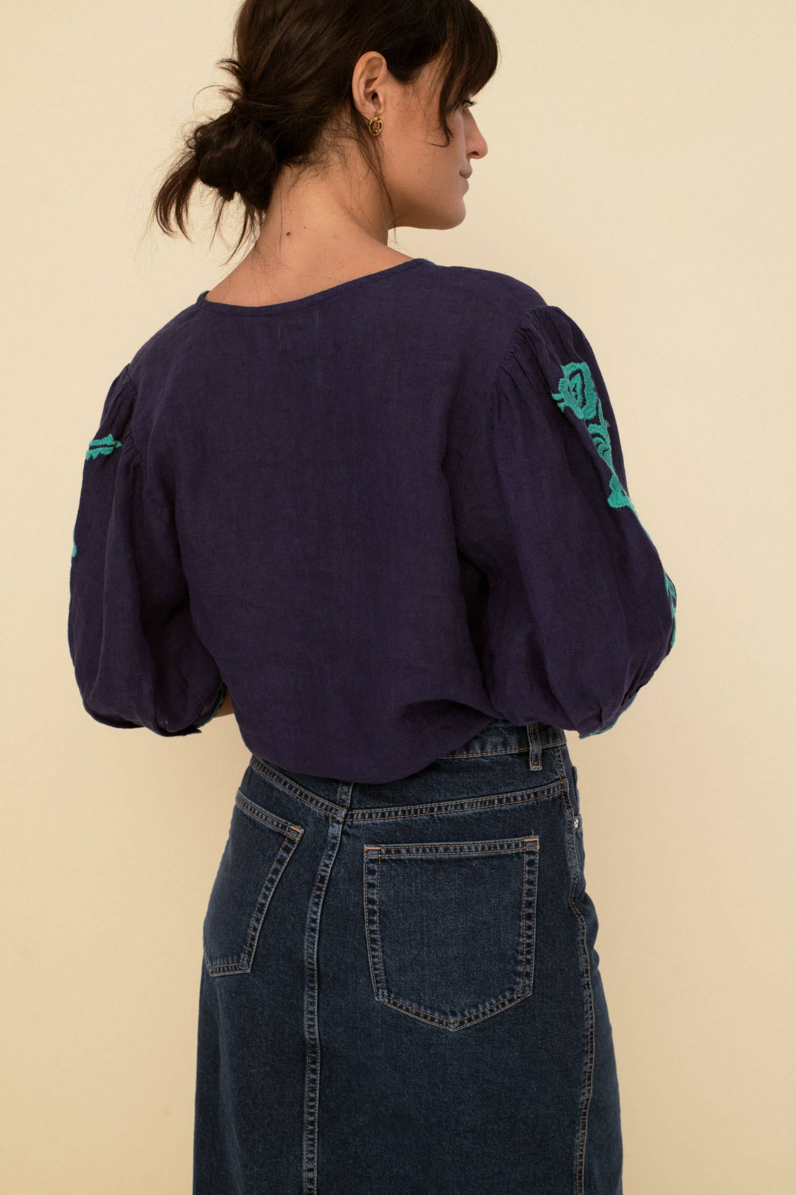 Mily Blouse blue