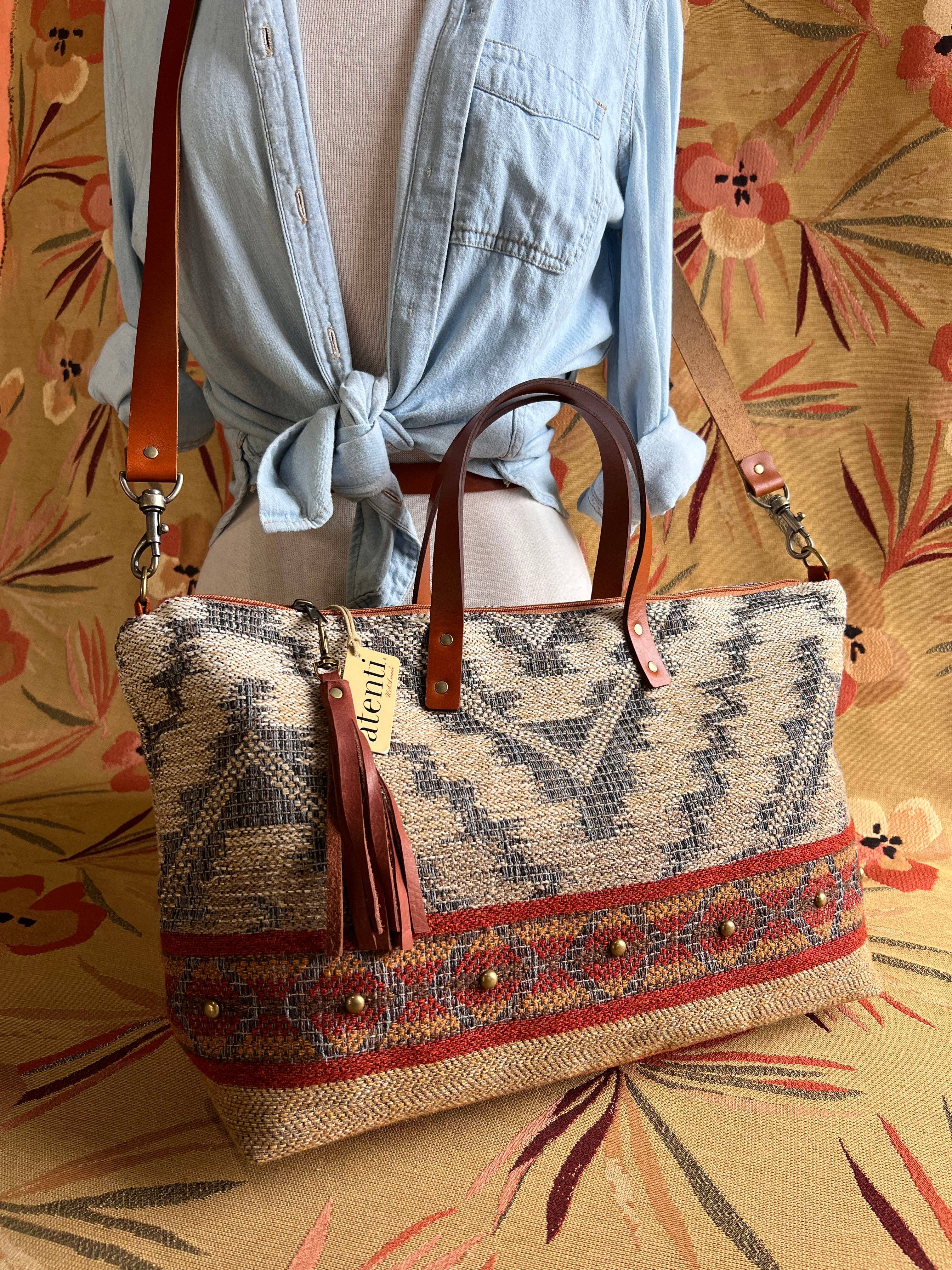 USA Handcrafted Carryall Tote Bag, Chapparal Buddy Bag