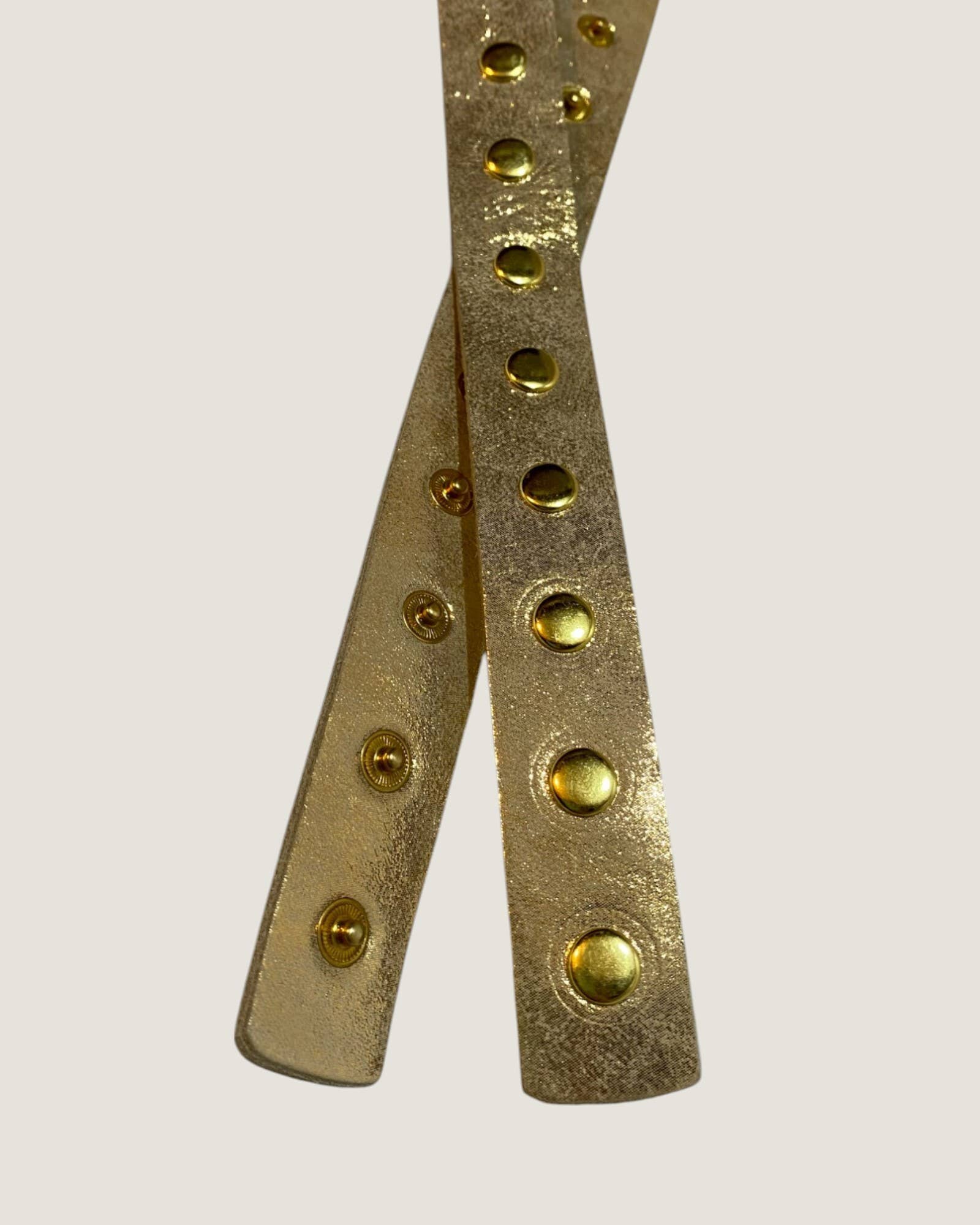 Callie Belt – Gold | One-Size Snap Belt