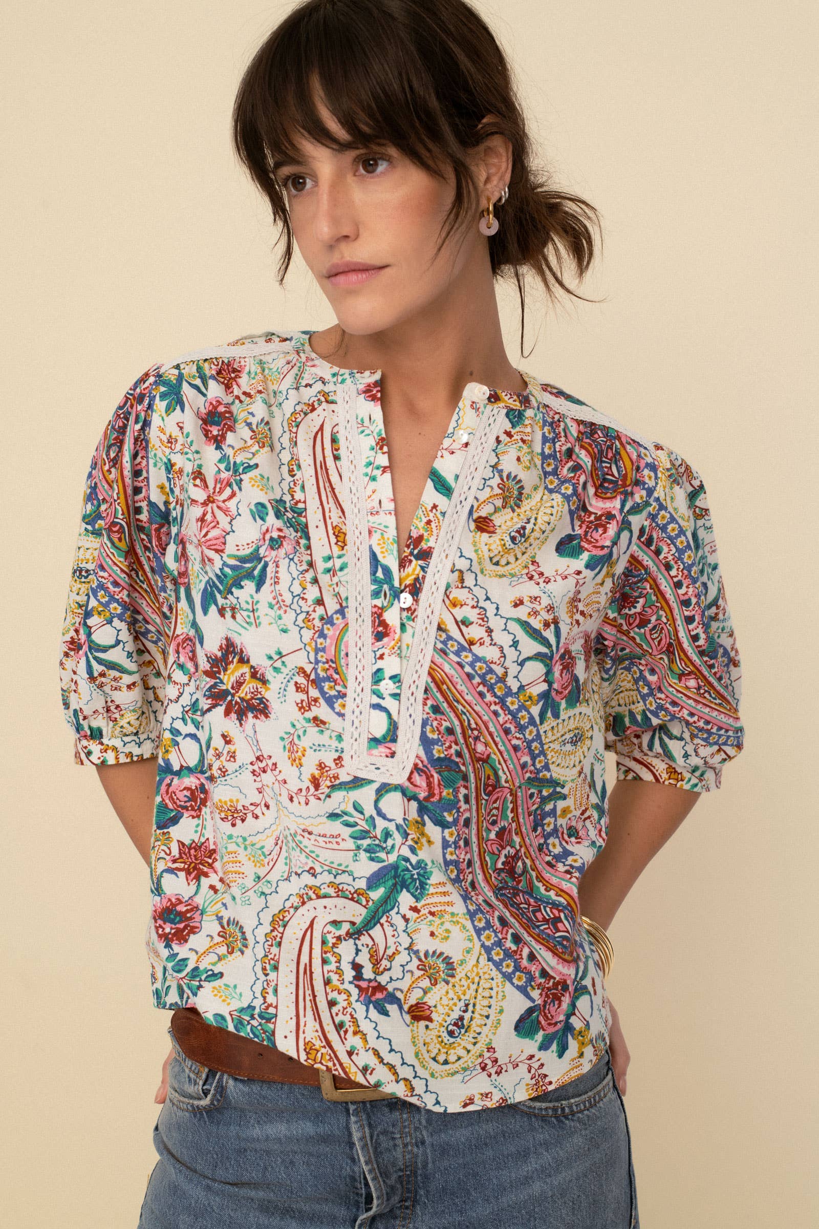Luisa blouse ecru