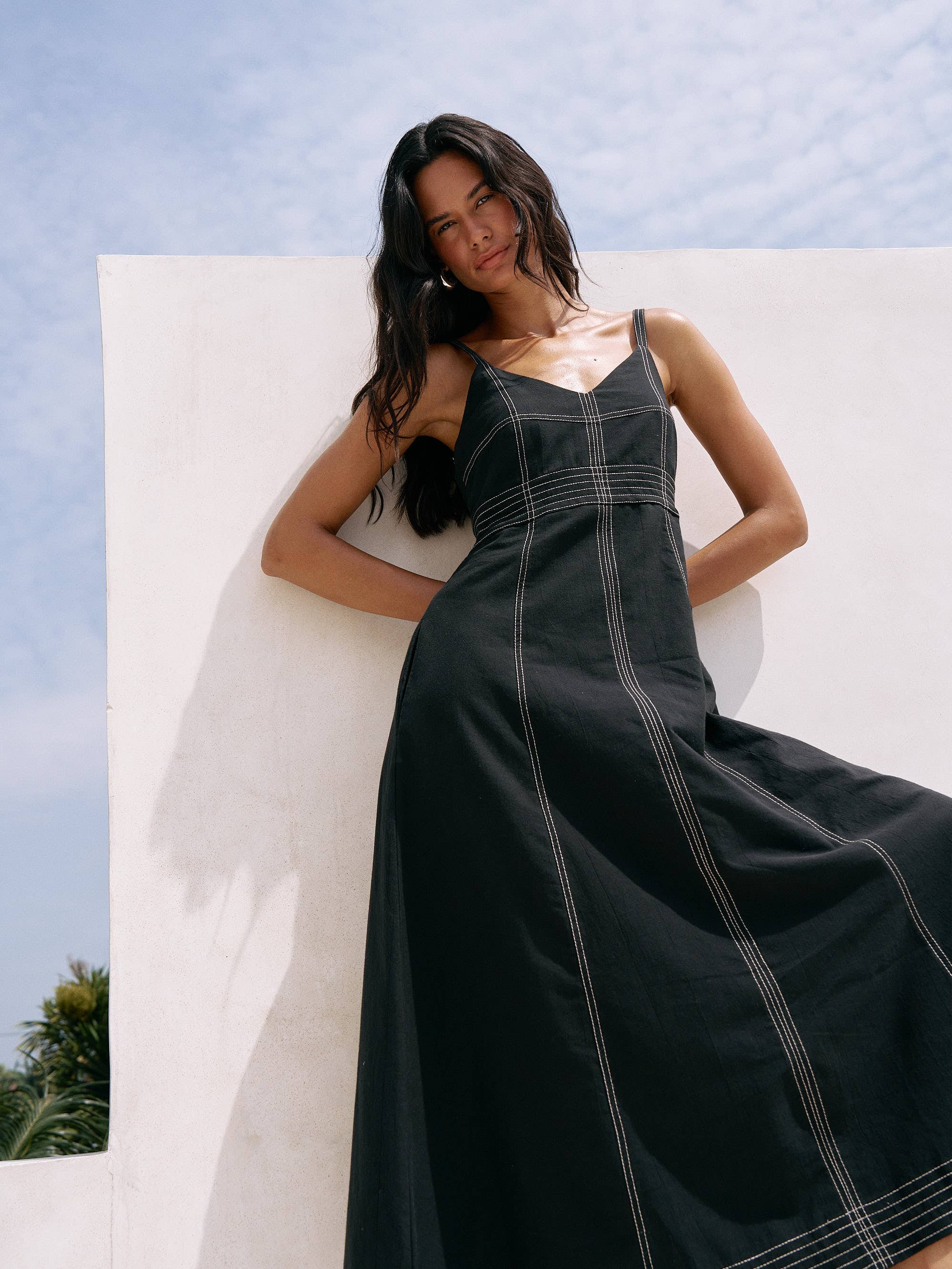 Eva Maxi Dress - Black