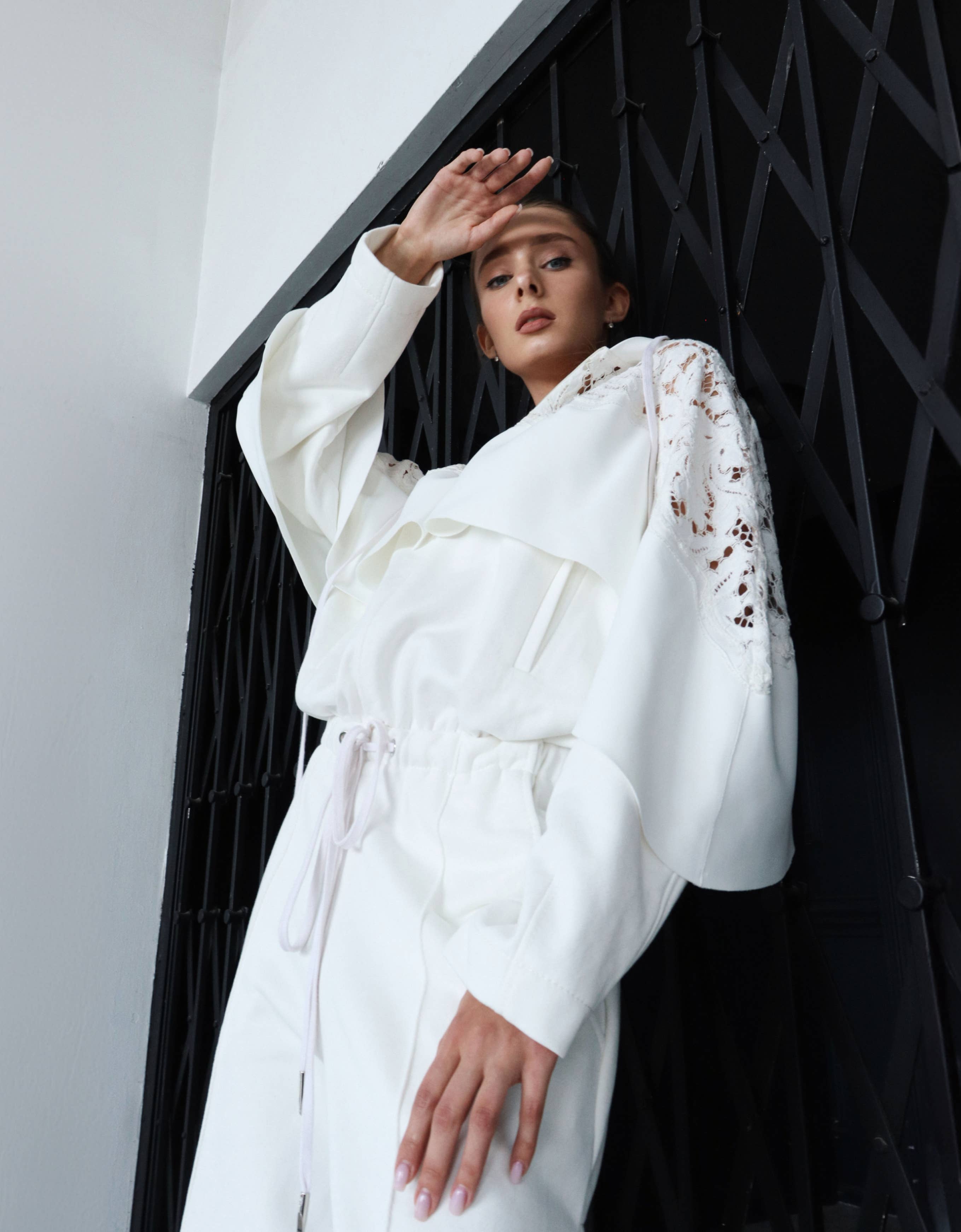 Flora Openwork Jumpsuit
