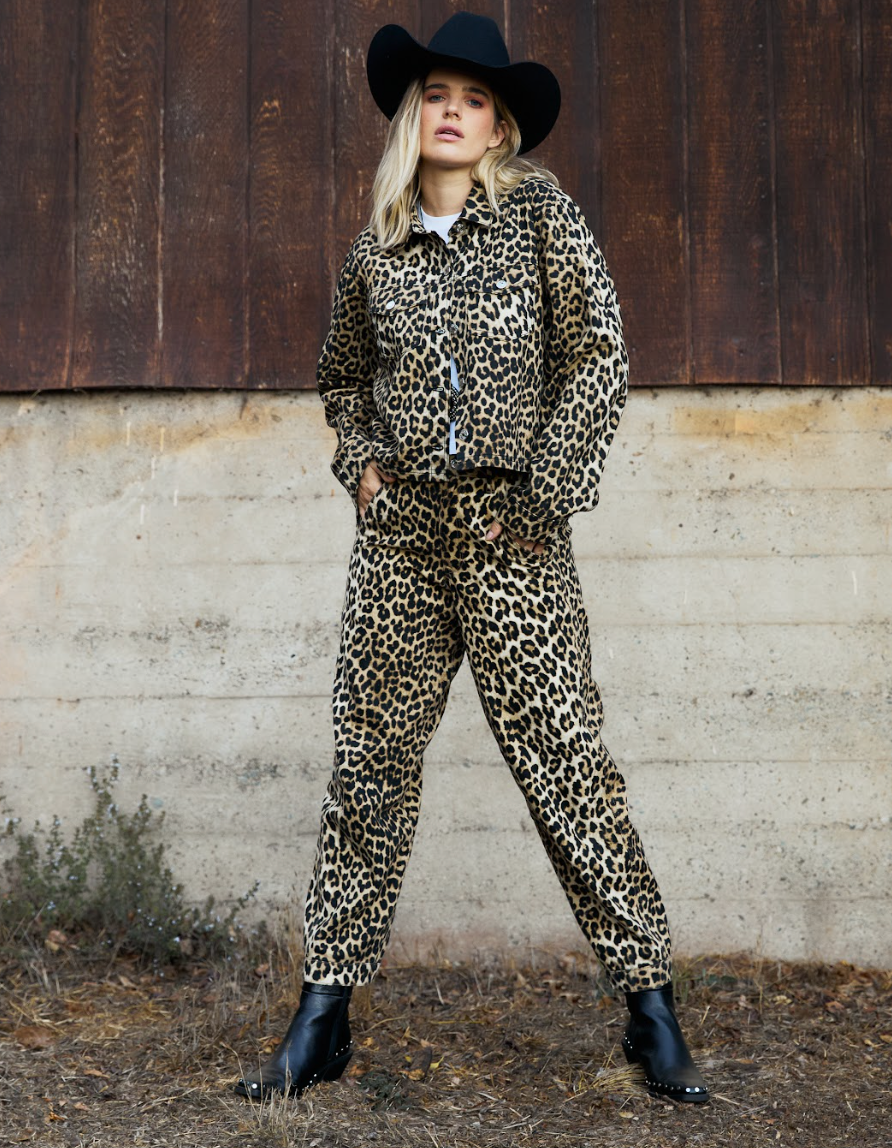 LEOPARD TWILL SHACKET