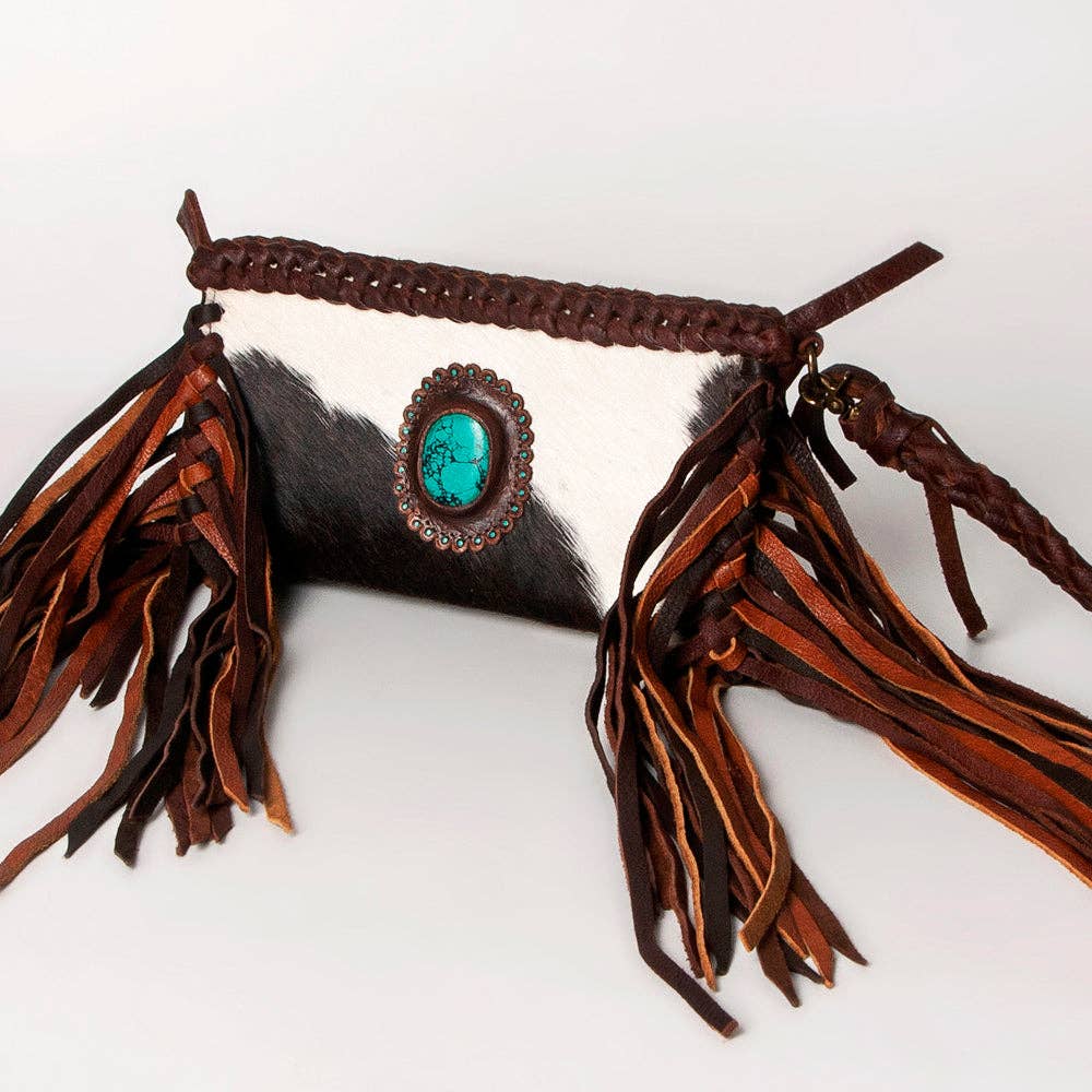 ADBGM271 Clutch Hair-On Genuine Western Leather Women Bag