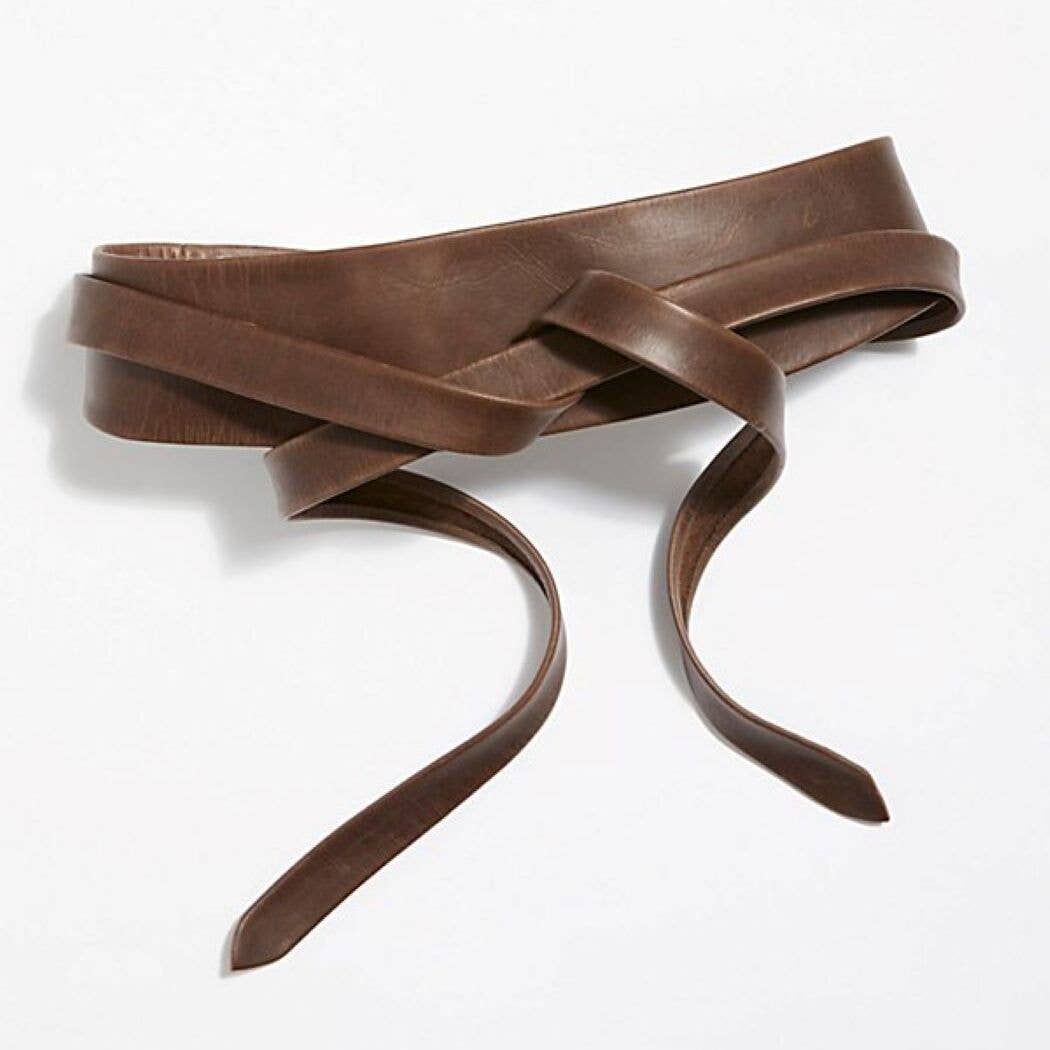 Wrap Belt – Chocolate | Adjustable One-Size | Core Style