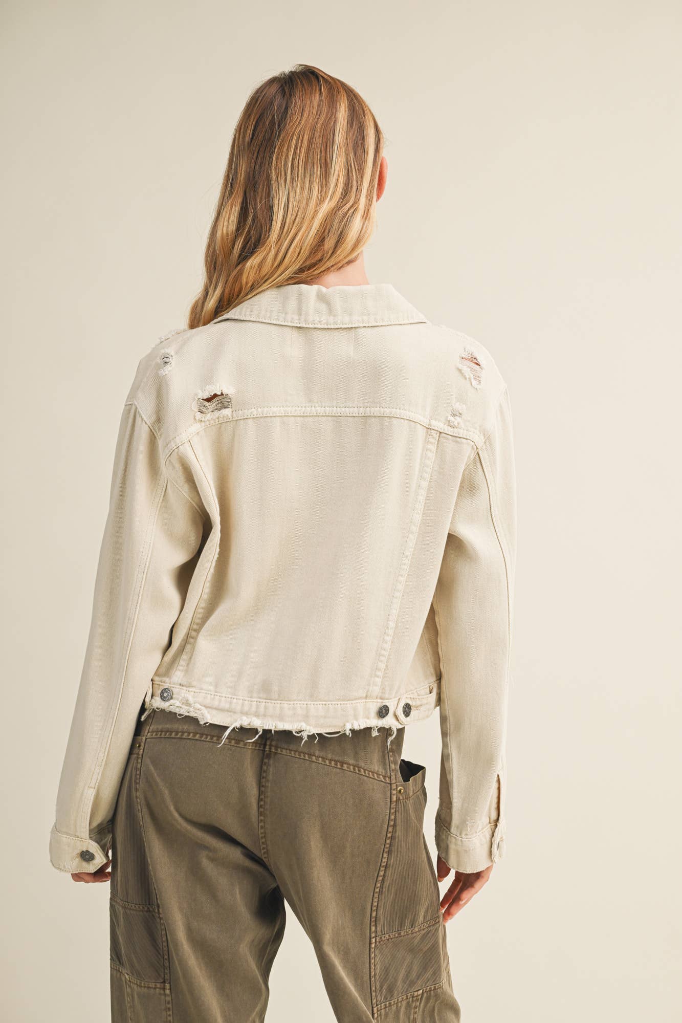 COLOR DENIM JACKET
