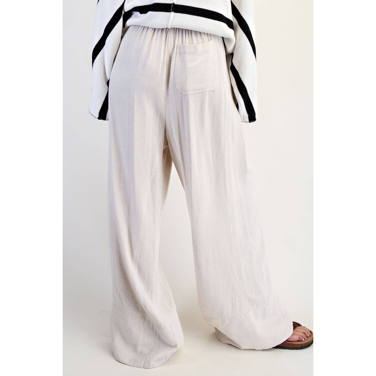 LINEN PULL ON PANTS