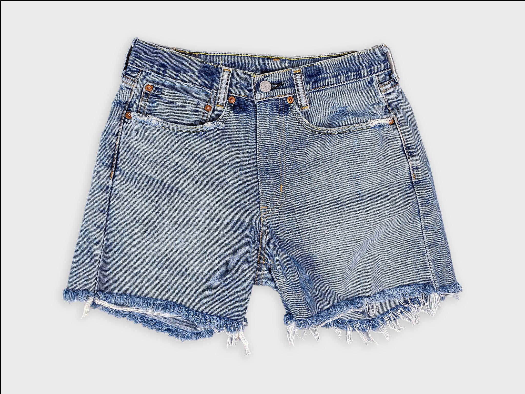 Mid-Rise Upcycled Denim OG Shorts - Original