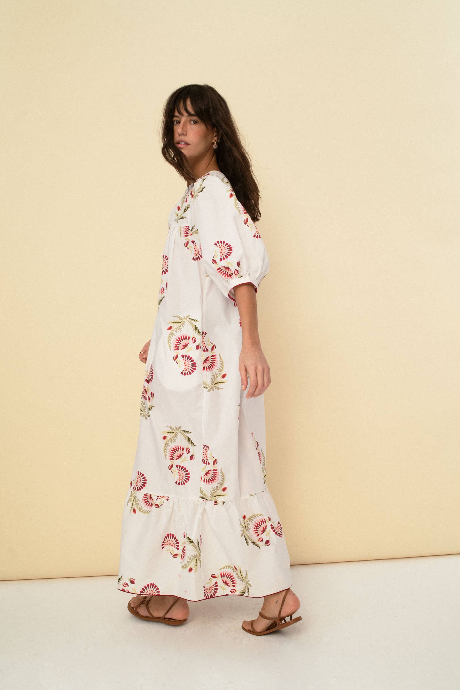 Sofia dress cherry (LAST 18 UNITS)