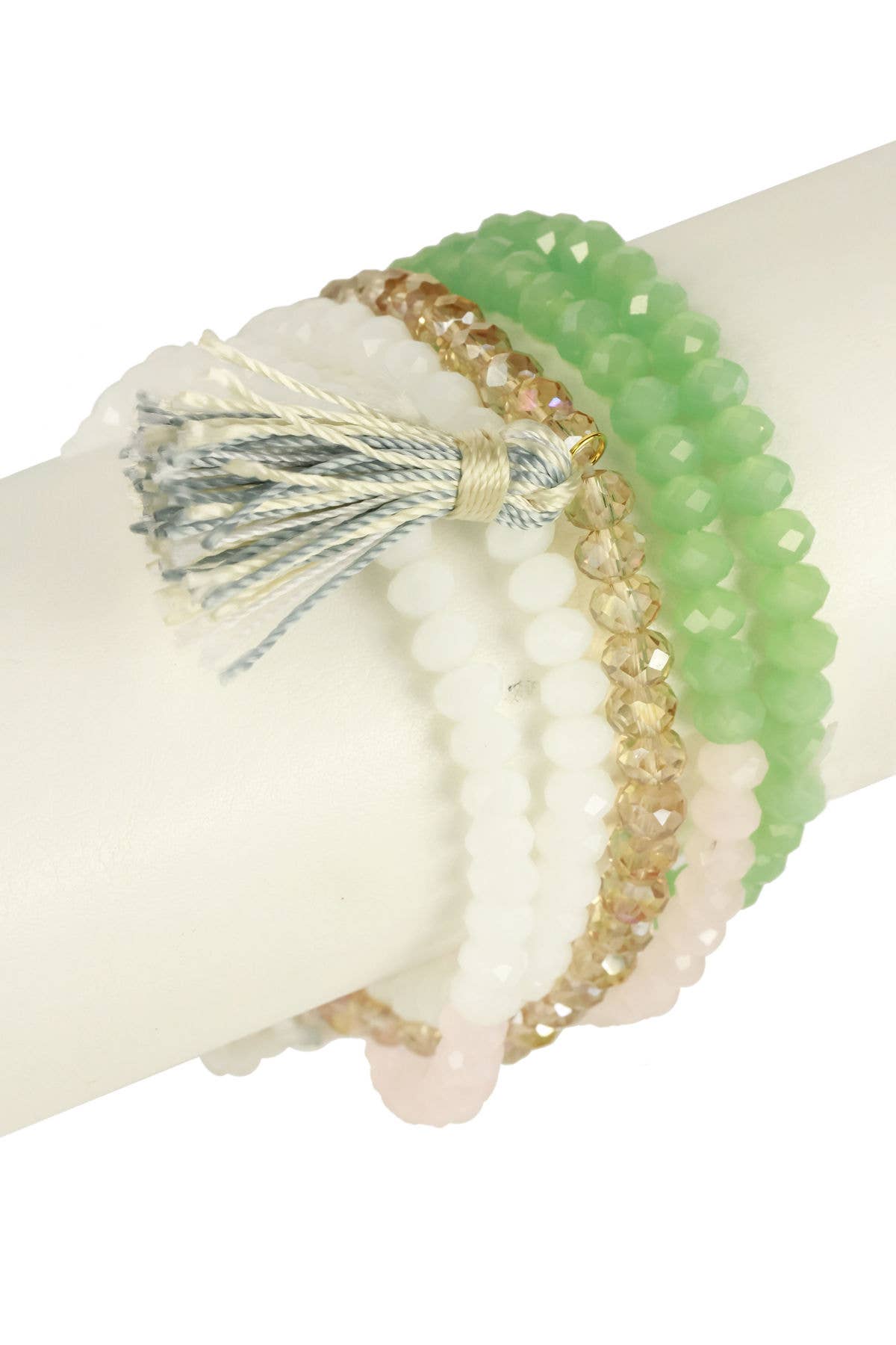 Multi Beaded Tassel Necklace / Bracelet