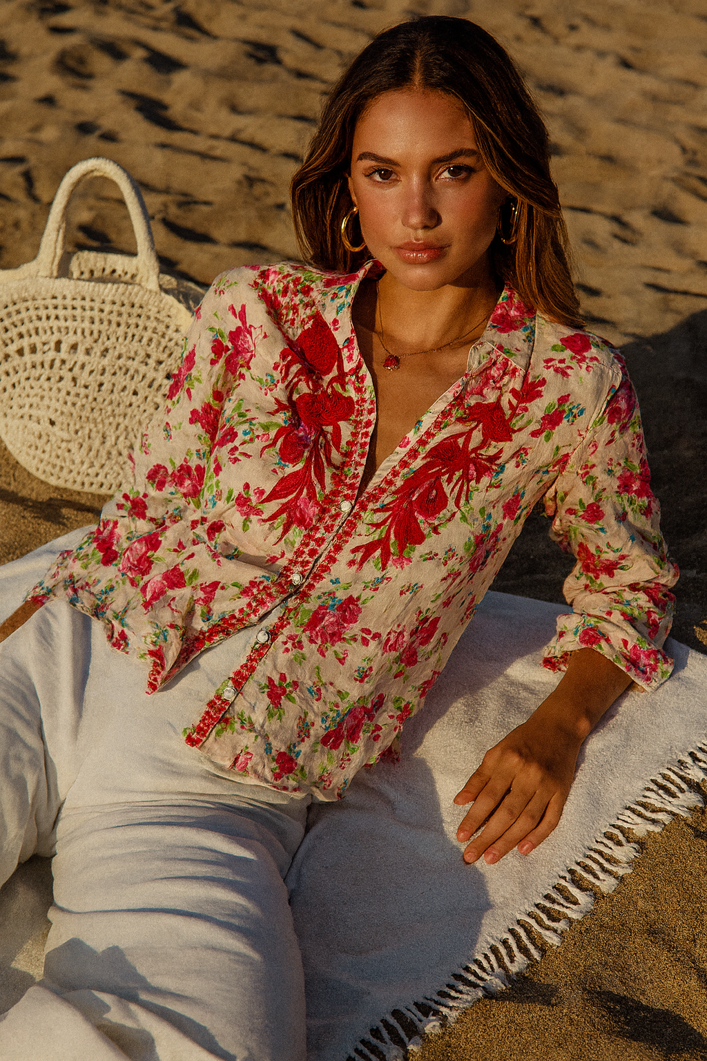 Rose Ember Blouse