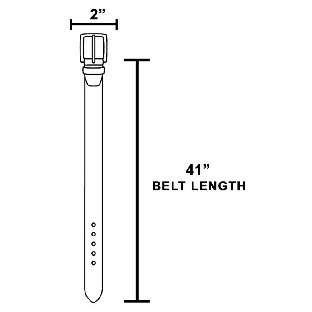 Western Style Square Buckle Vegan Leather Belt