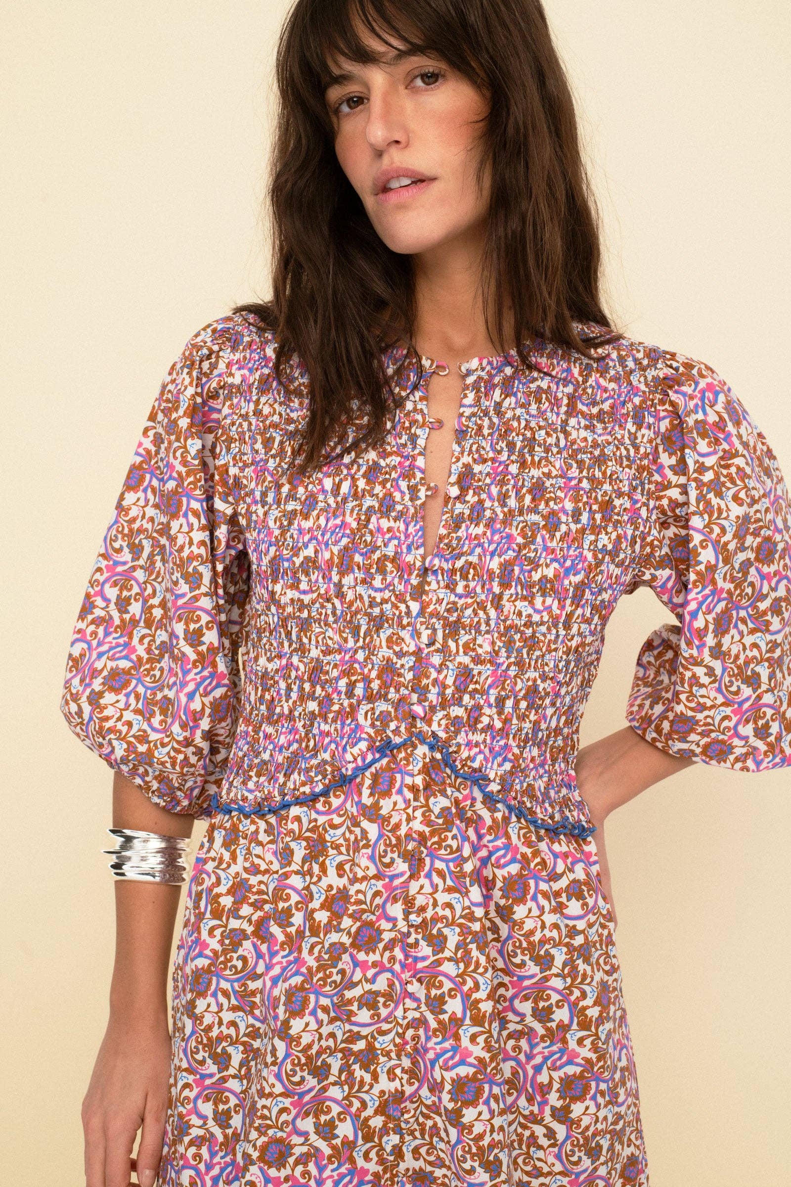 Magnolia dress rose