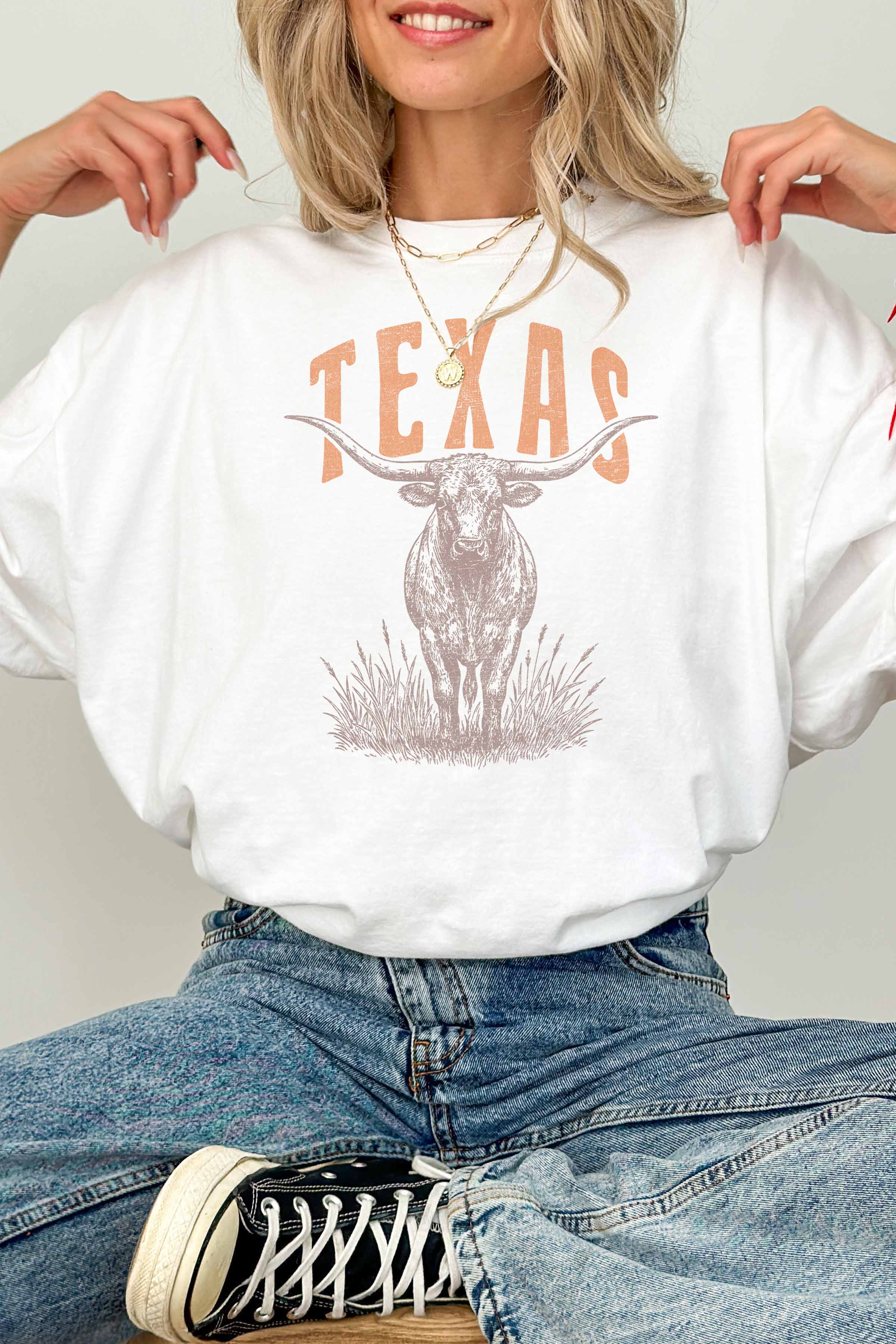 [G2341X-OTS]-TEXAS OVERSIZED TEE