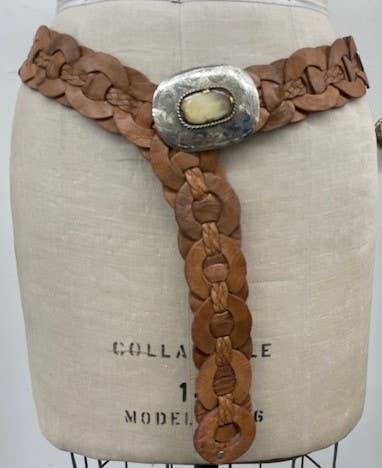 Woven Leather Belt