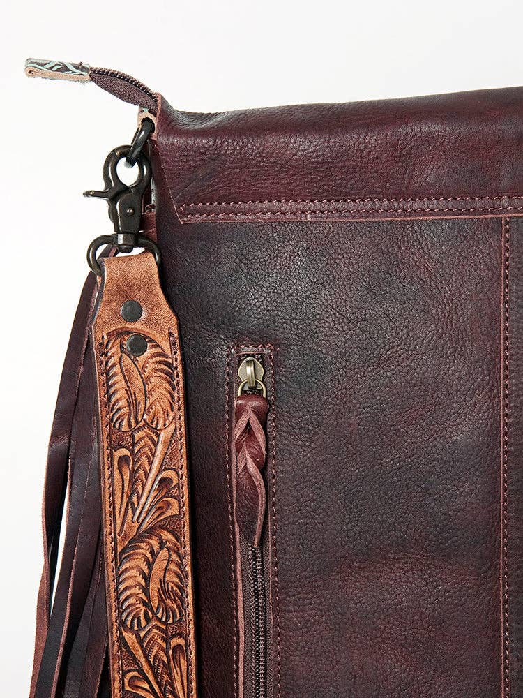LC-ADBGZ128 Messenger Genuine Western Leather Women Bag