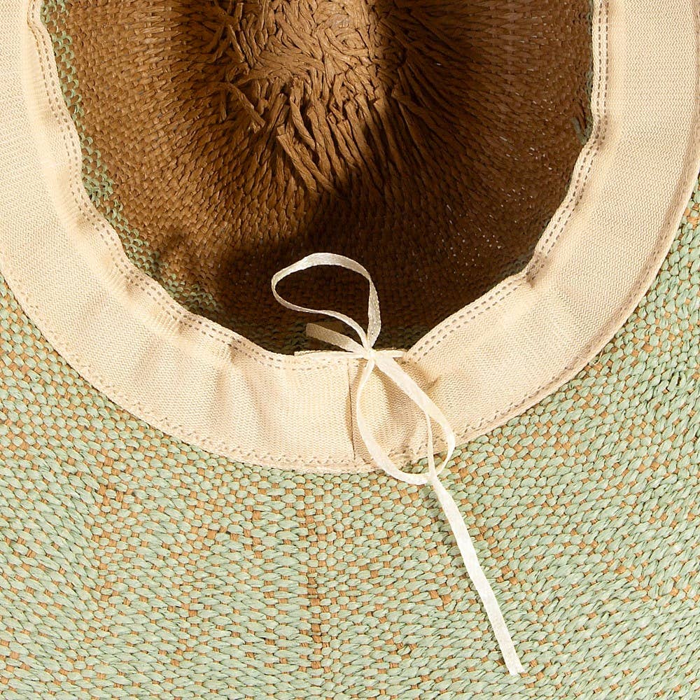 Spring Hue Sun Raffia Hat