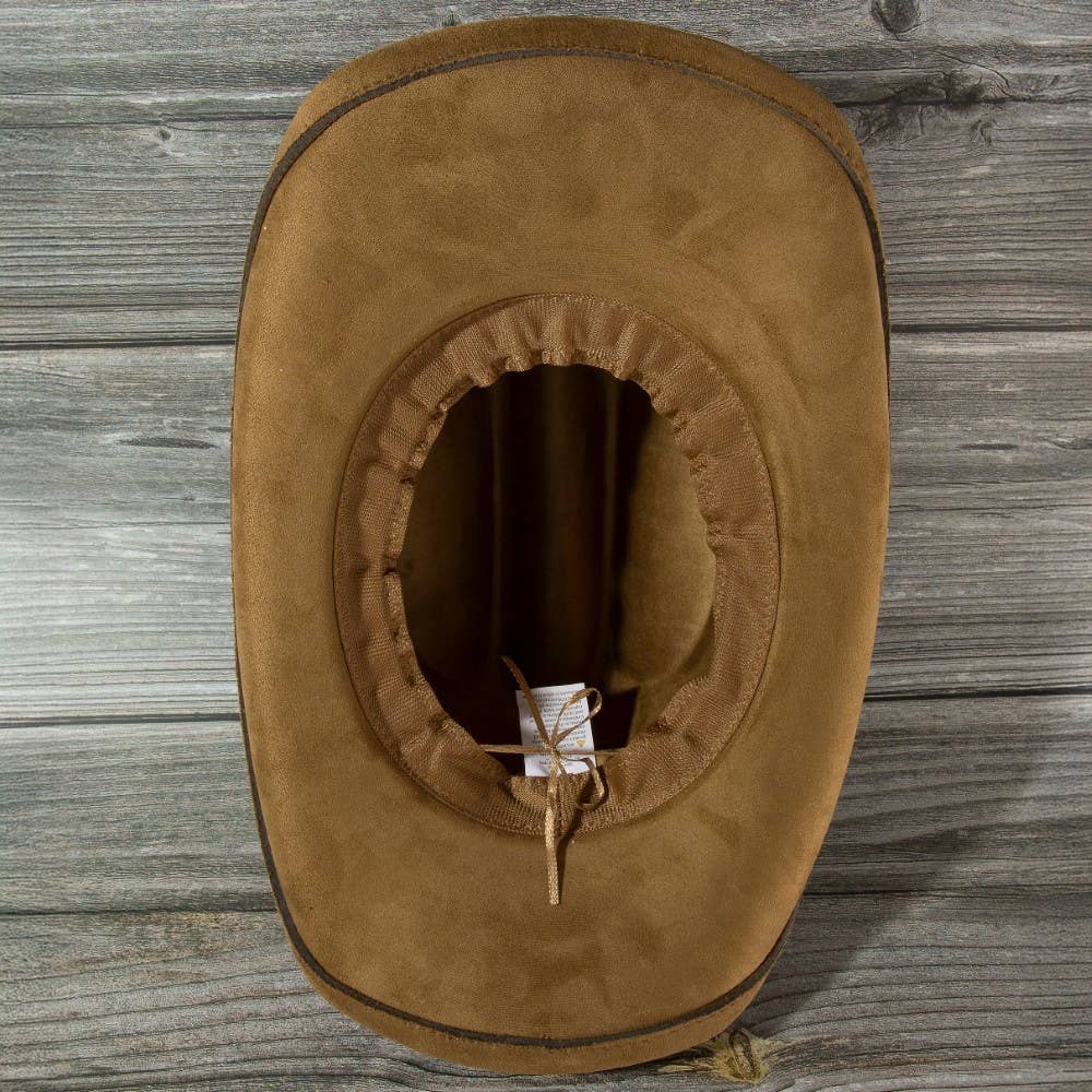 Western Concho Belt Strap Cowboy Hat