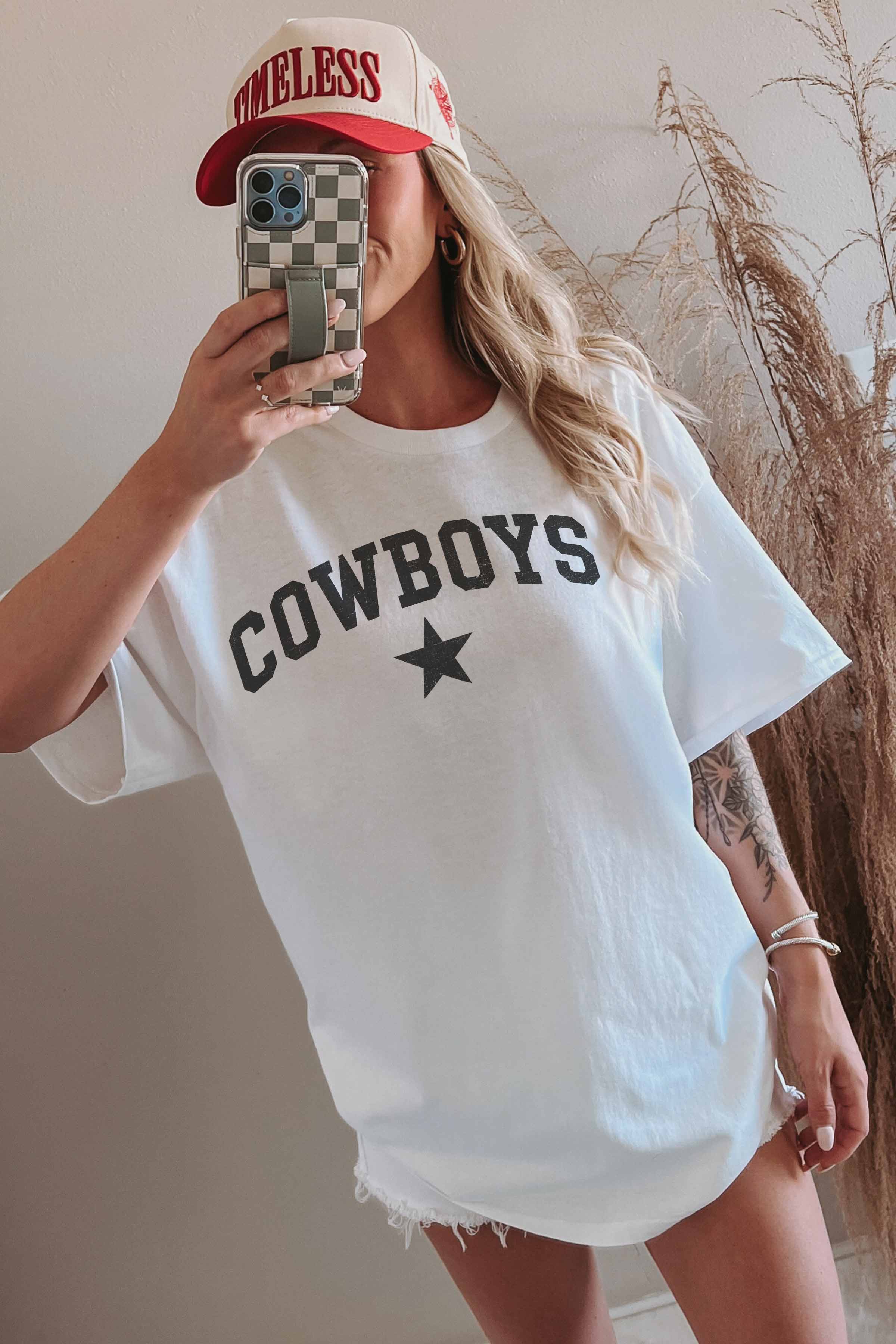 [G2167X-OTS]-COWBOYS OVERSIZED TEE