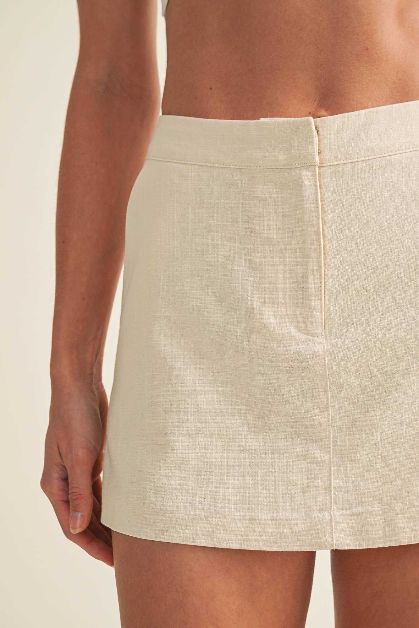 ELASTIC BACK WAIST SKORT