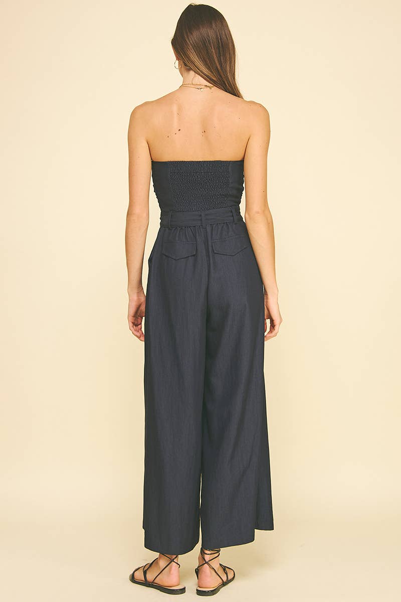 TUBE SLEEVELESS JUMPSUIT - 6522B