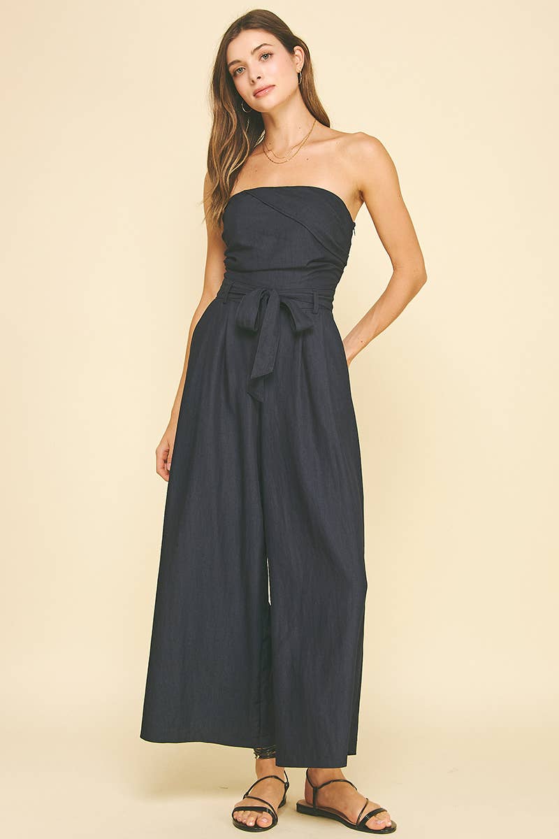 TUBE SLEEVELESS JUMPSUIT - 6522B