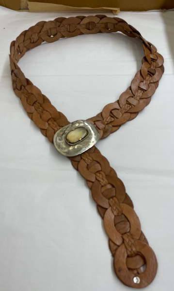 Woven Leather Belt