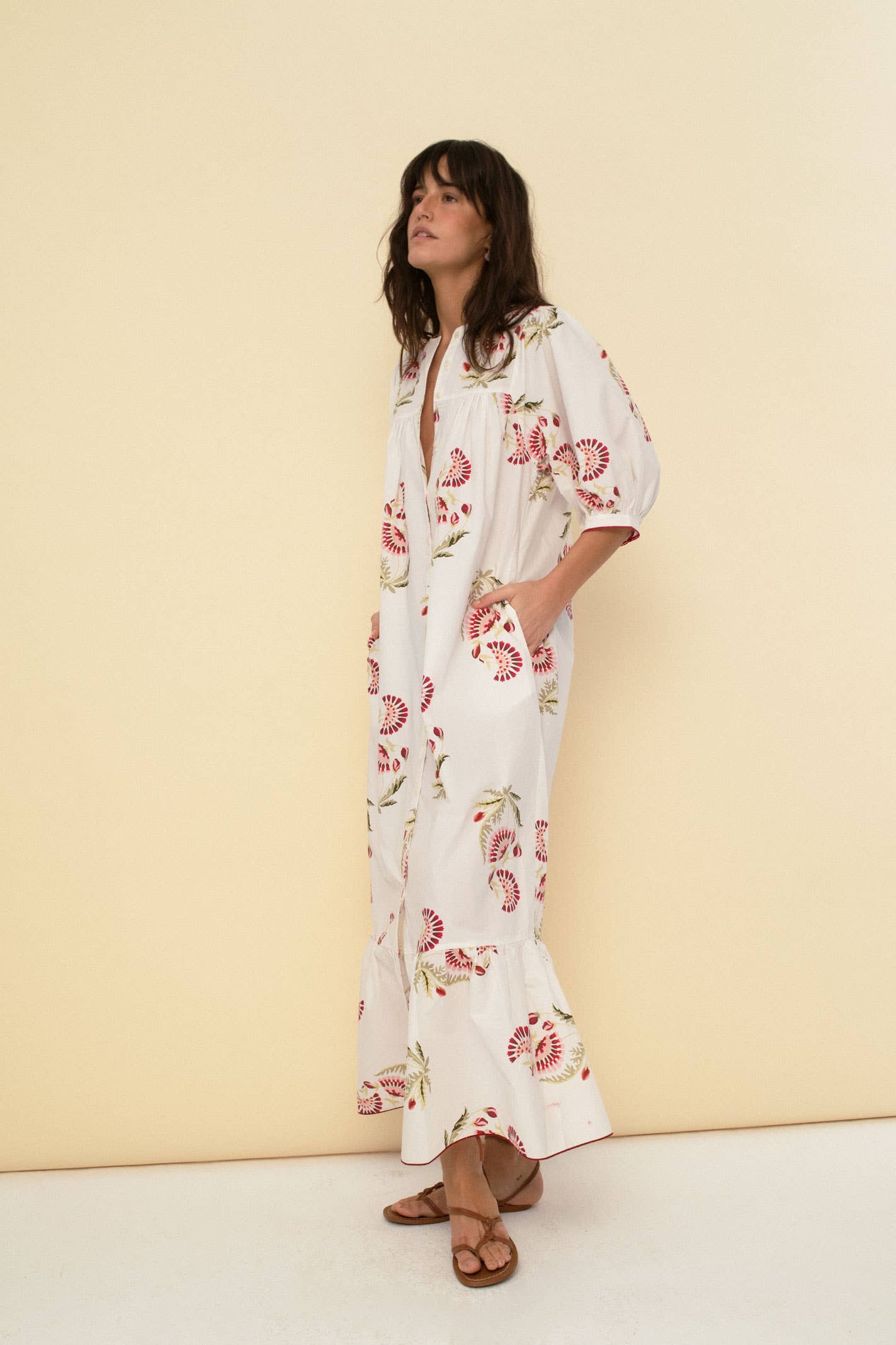 Sofia dress cherry (LAST 18 UNITS)