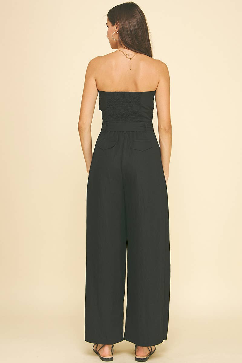 TUBE SLEEVELESS JUMPSUIT - 6522B