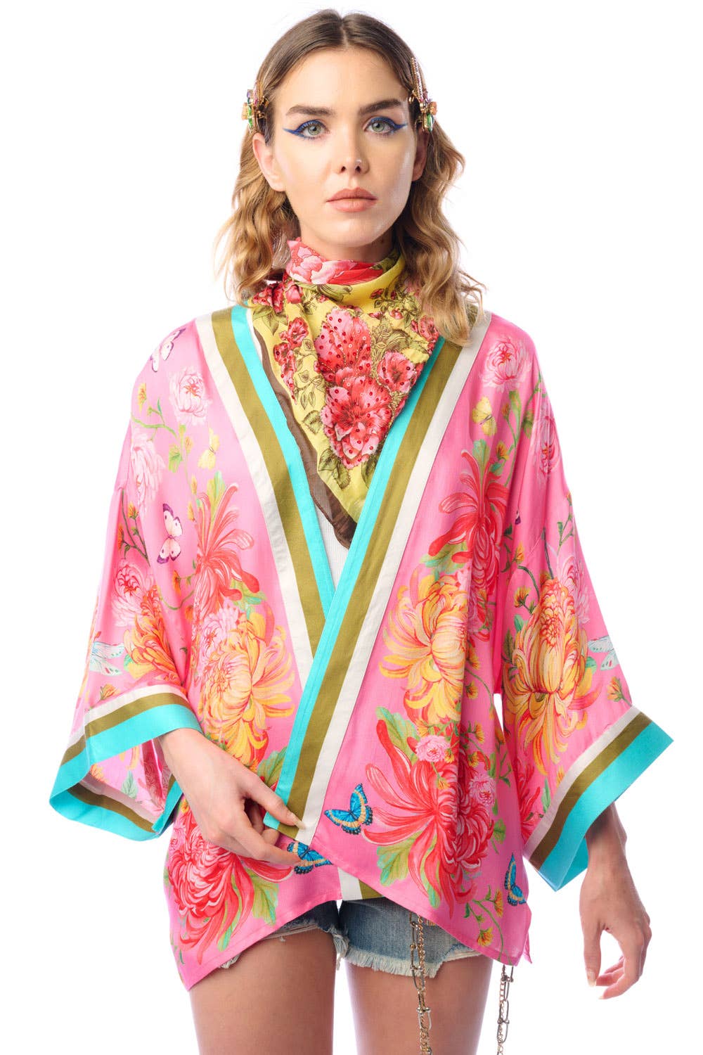 The Legend Of The Crane Short Kimono