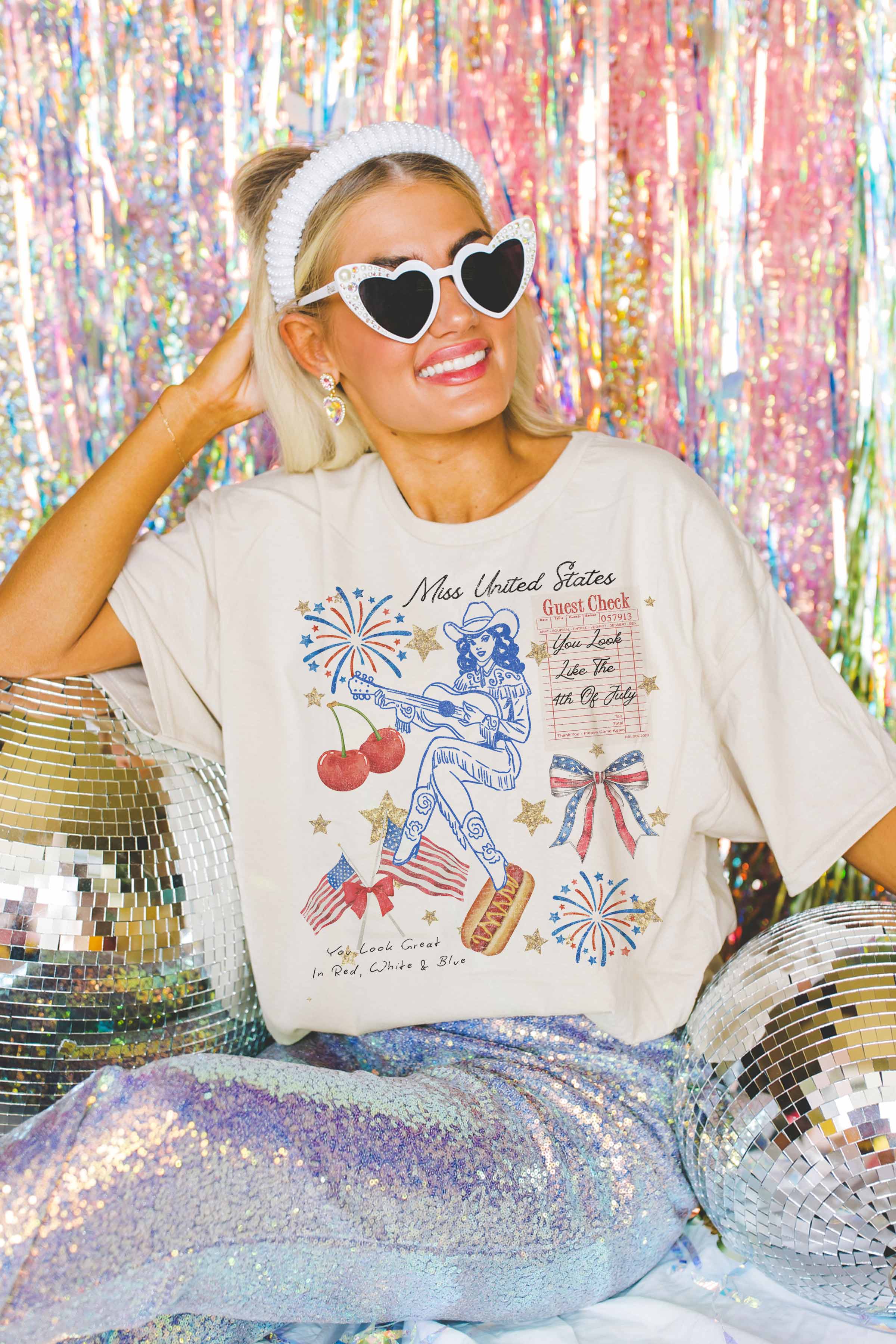 [G1938X-OTS]-MISS UNITED STATES OVERSIZED TEE