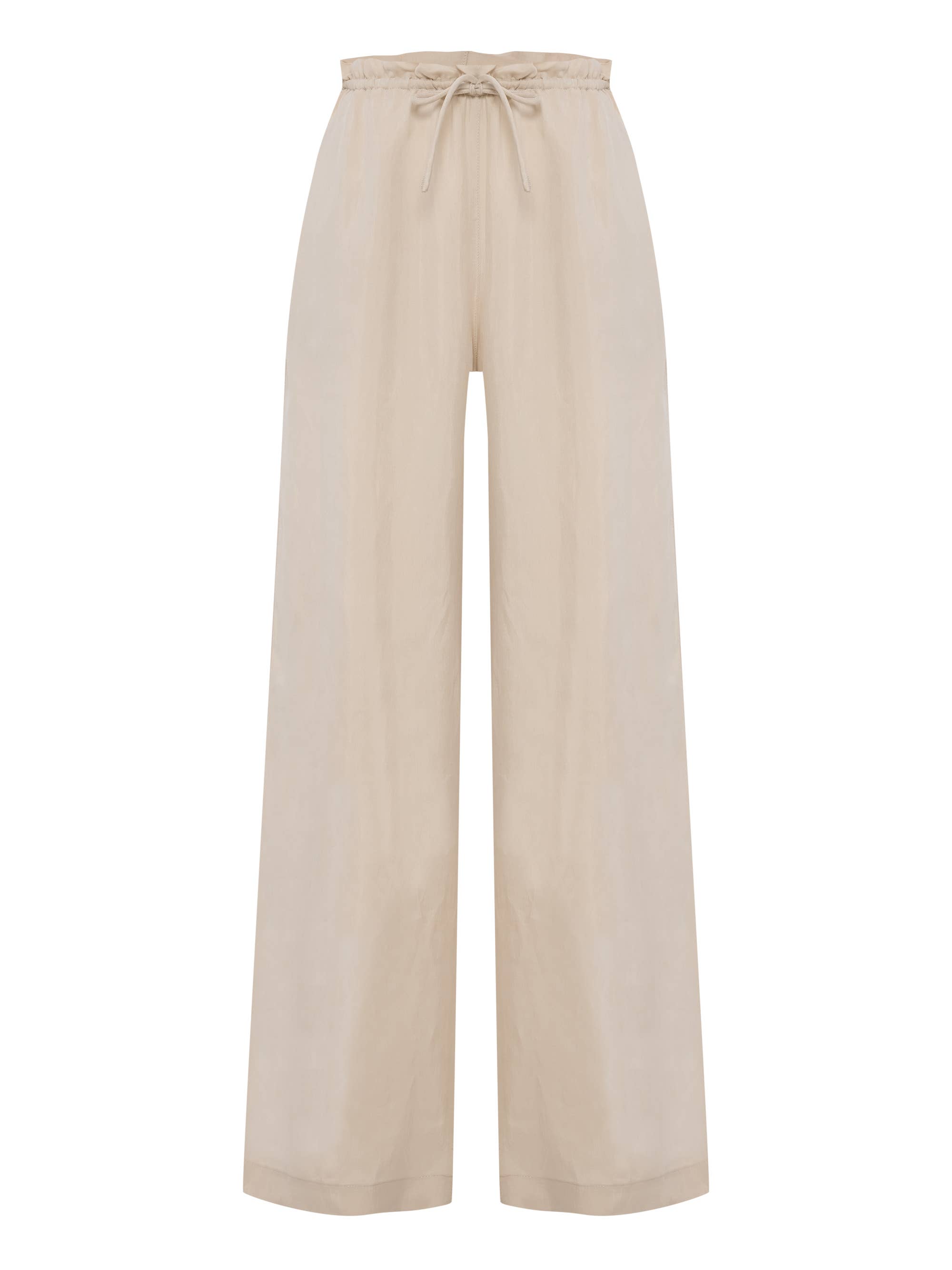 Lucid Flow Tie Pants - Sand