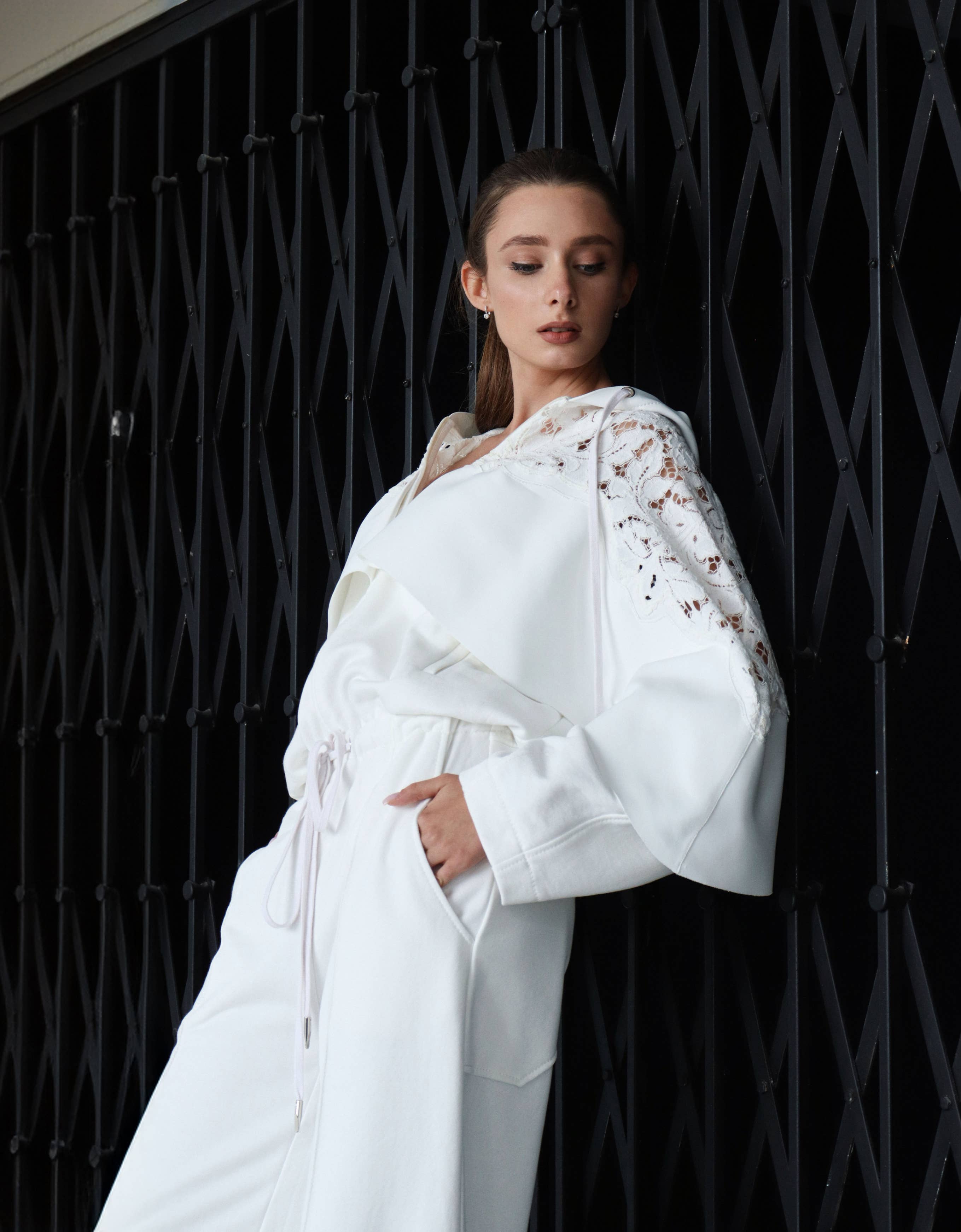 Flora Openwork Jumpsuit