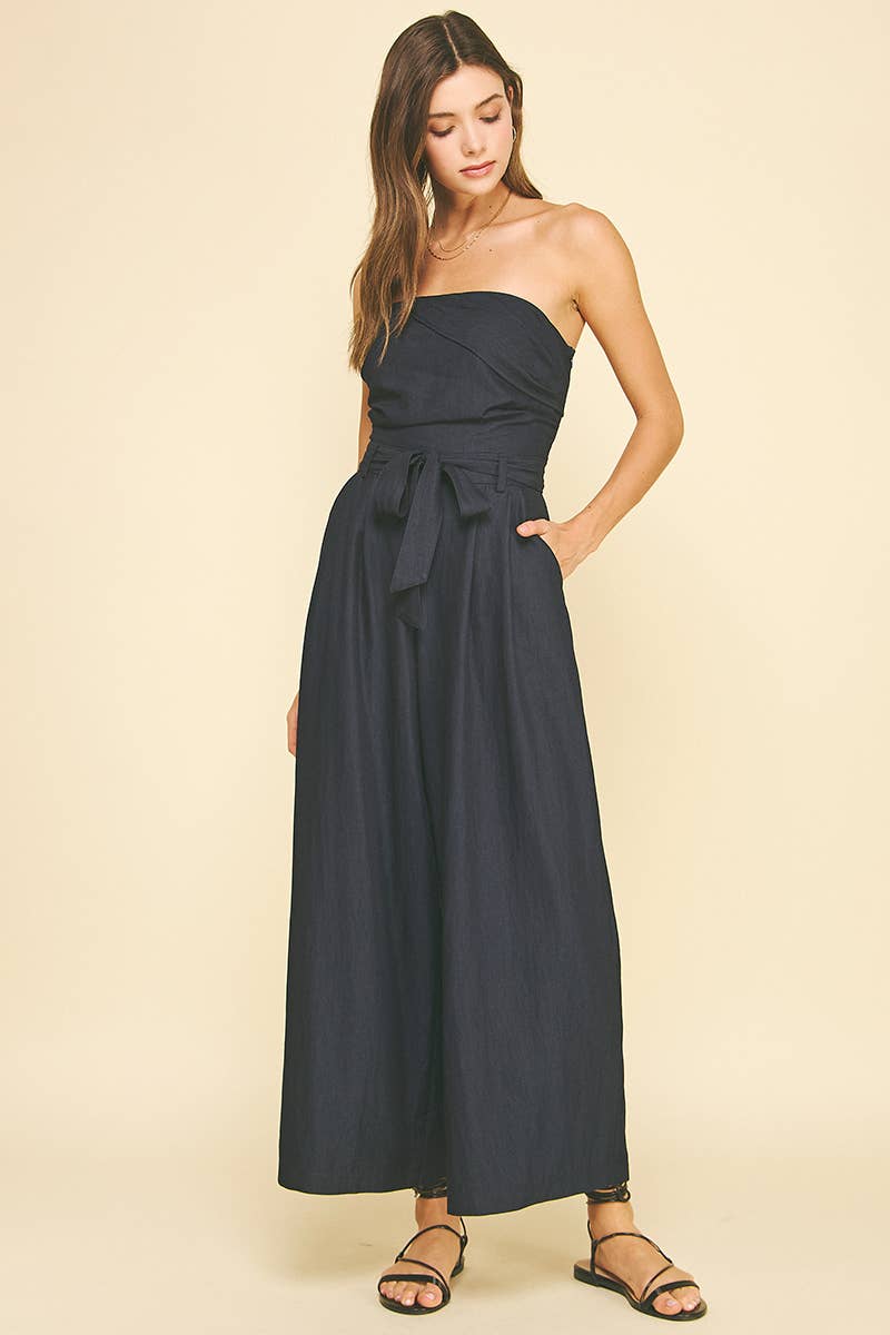 TUBE SLEEVELESS JUMPSUIT - 6522B