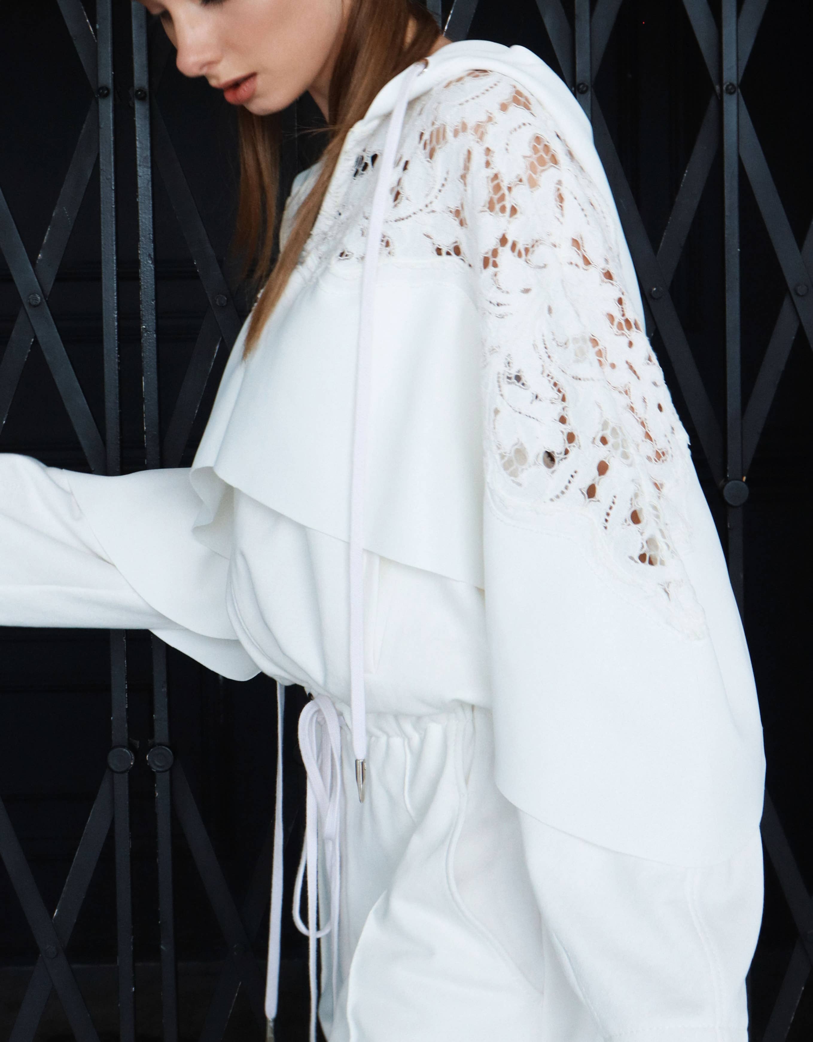 Flora Openwork Jumpsuit