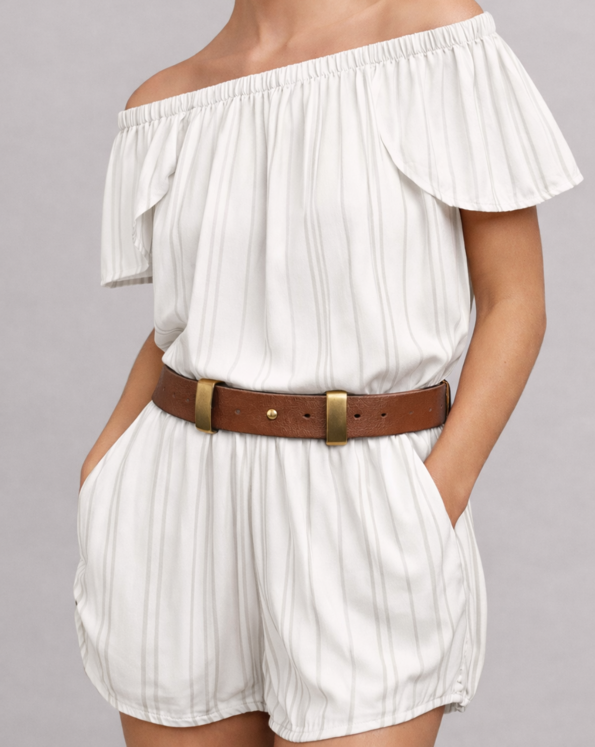Hazel Belt – Whiskey | Utility Double Pin