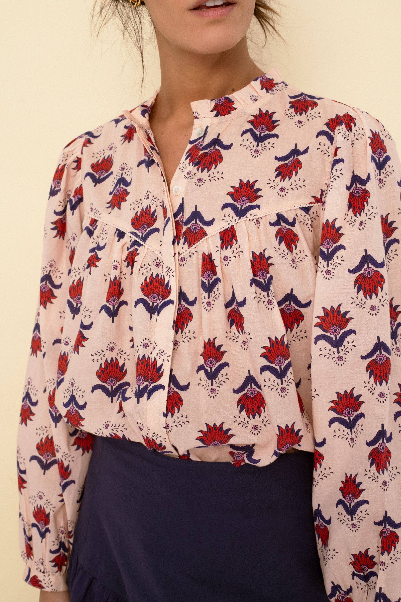 Vanessa blouse peach: XL