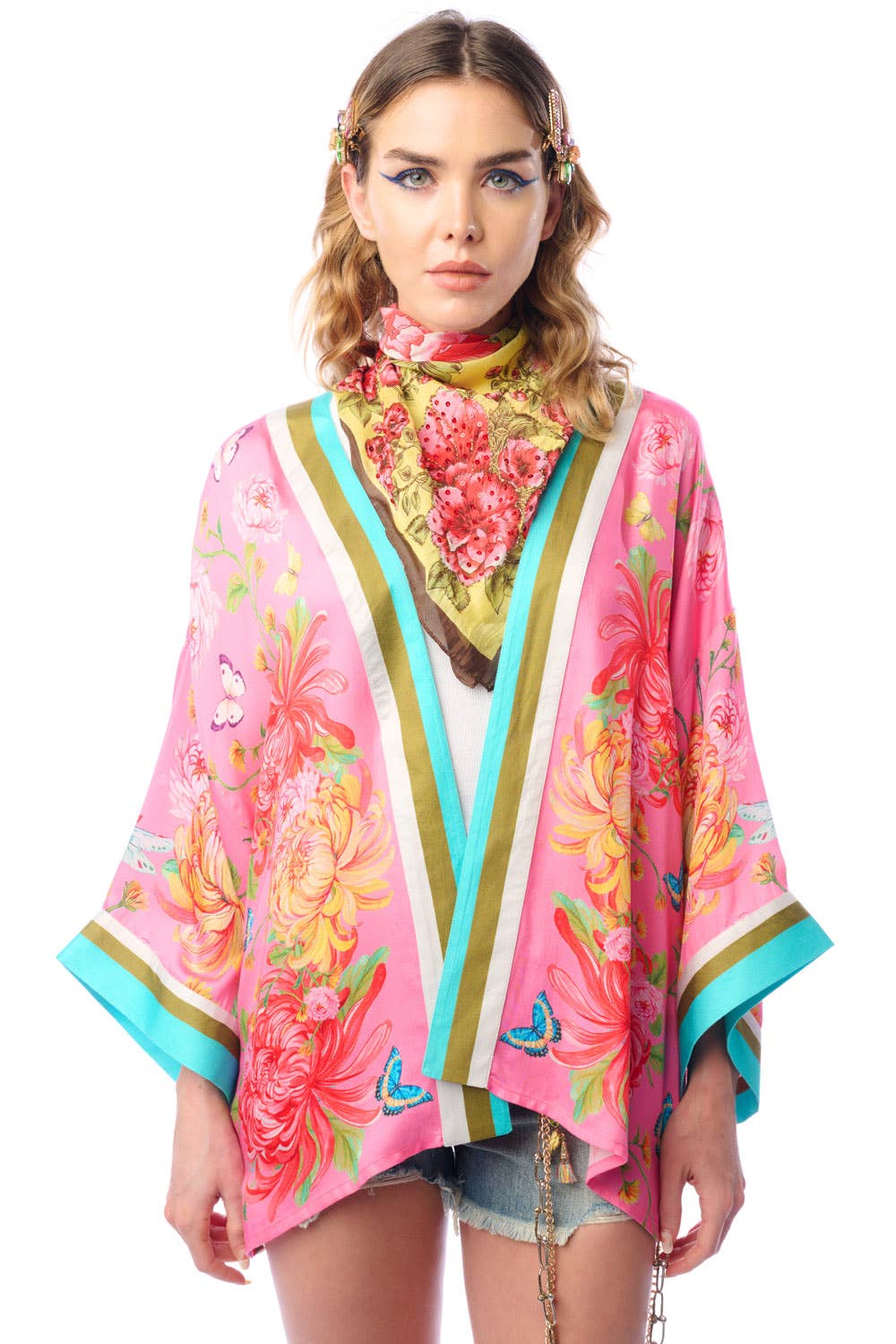The Legend Of The Crane Short Kimono