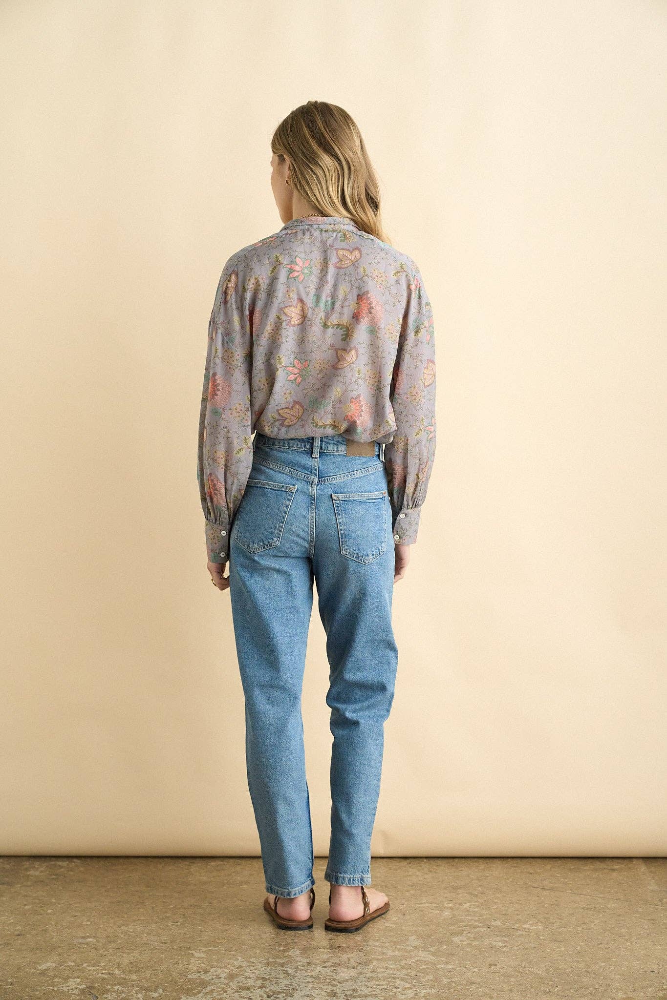 Alexa blouse blue