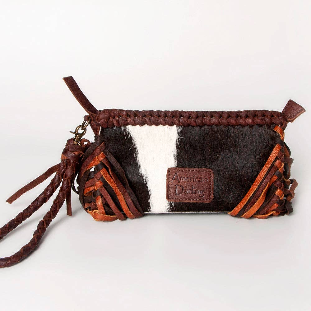 ADBGM271 Clutch Hair-On Genuine Western Leather Women Bag