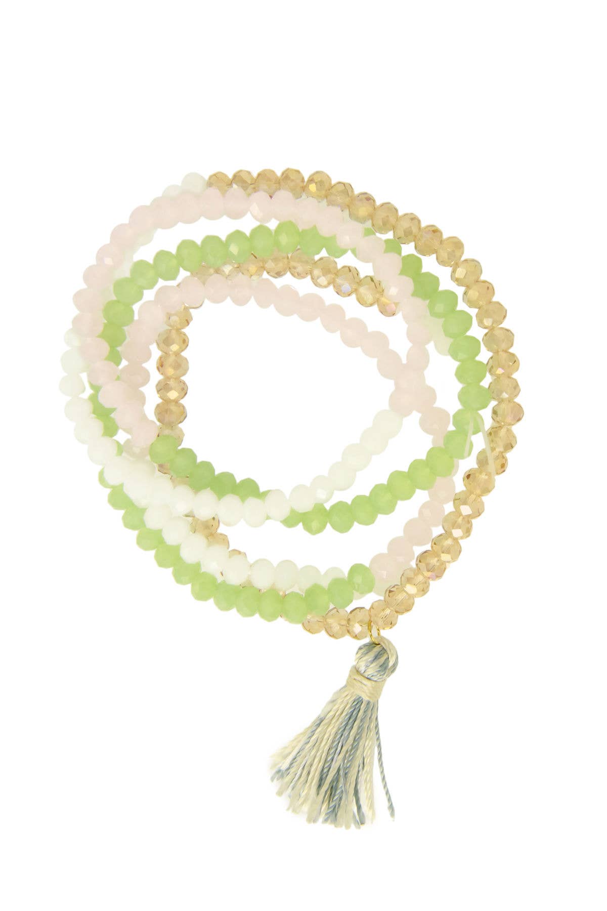 Multi Beaded Tassel Necklace / Bracelet