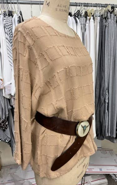Buffalo Head Black Hip Belt